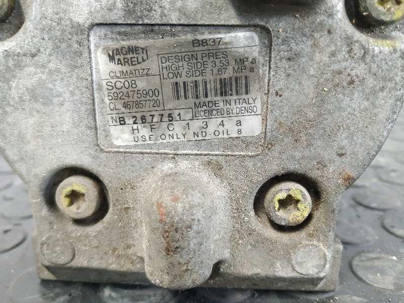 COMPRESOR AIRE ACONDICIONADO FIAT PUNTO BERLINA (188) - vista 6