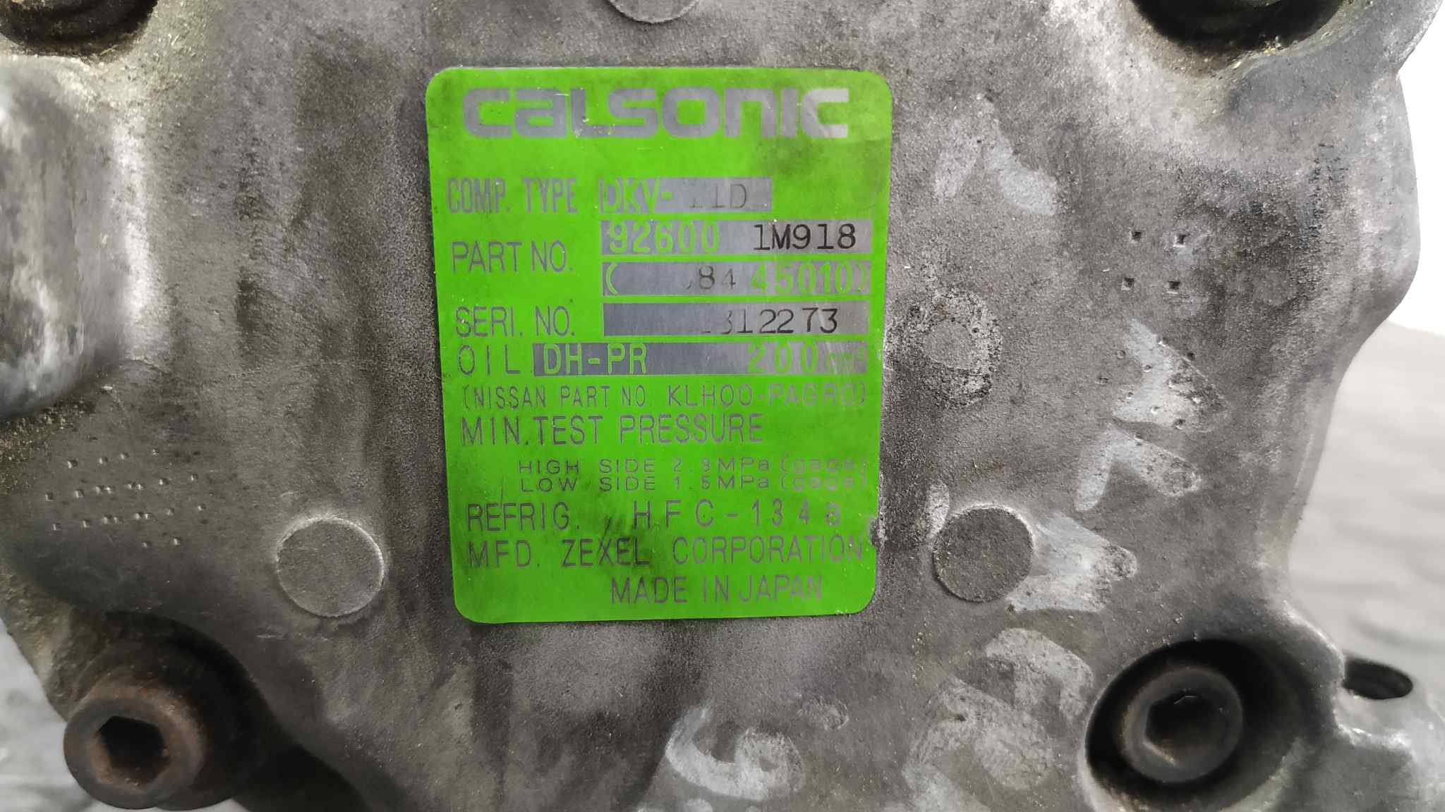 COMPRESOR AIRE ACONDICIONADO NISSAN ALMERA (N15) - vista 6