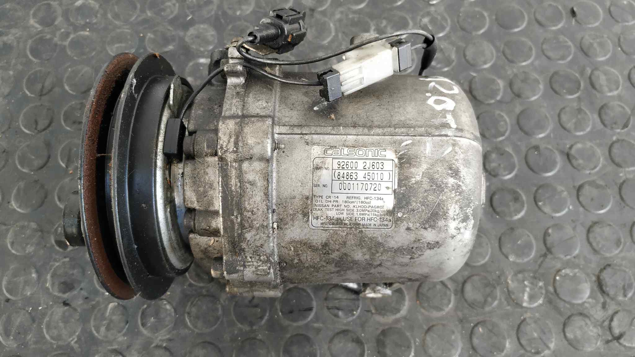 COMPRESOR AIRE ACONDICIONADO NISSAN PRIMERA BERLINA (P11) - vista 2