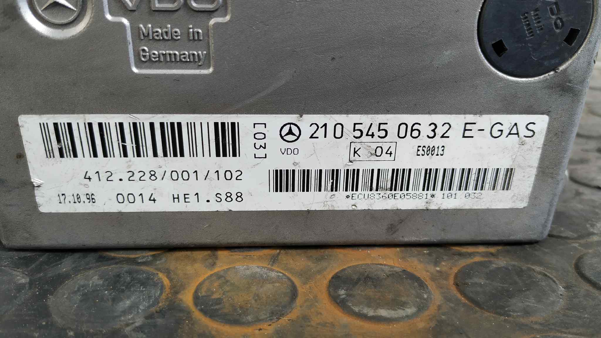 CENTRALITA MOTOR UCE MERCEDES-BENZ CLASE E (W210) - vista 4