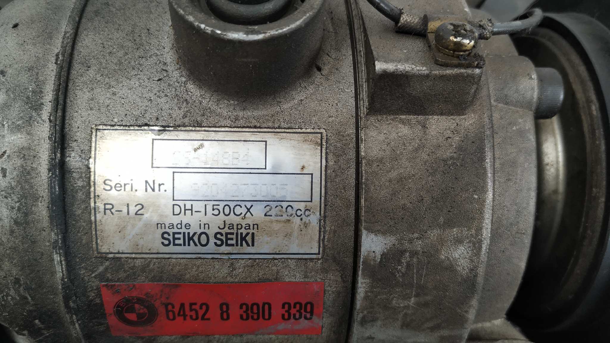 COMPRESOR AIRE ACONDICIONADO BMW SERIE 3 BERLINA (E36) - vista 5