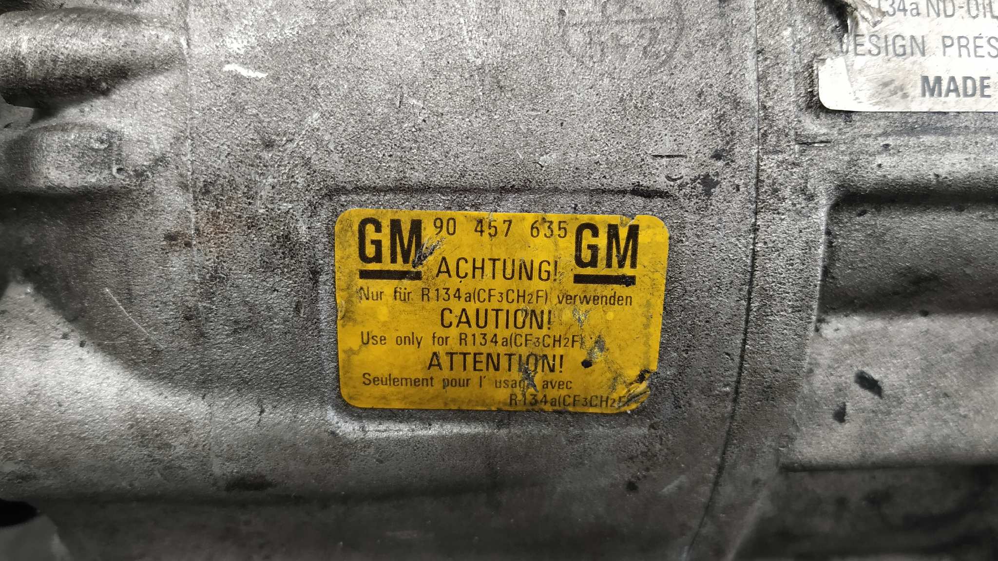 COMPRESOR AIRE ACONDICIONADO OPEL OMEGA B 2.5 TURBODIESEL (X 25 TD / U 25 TD / L93) - vista 6