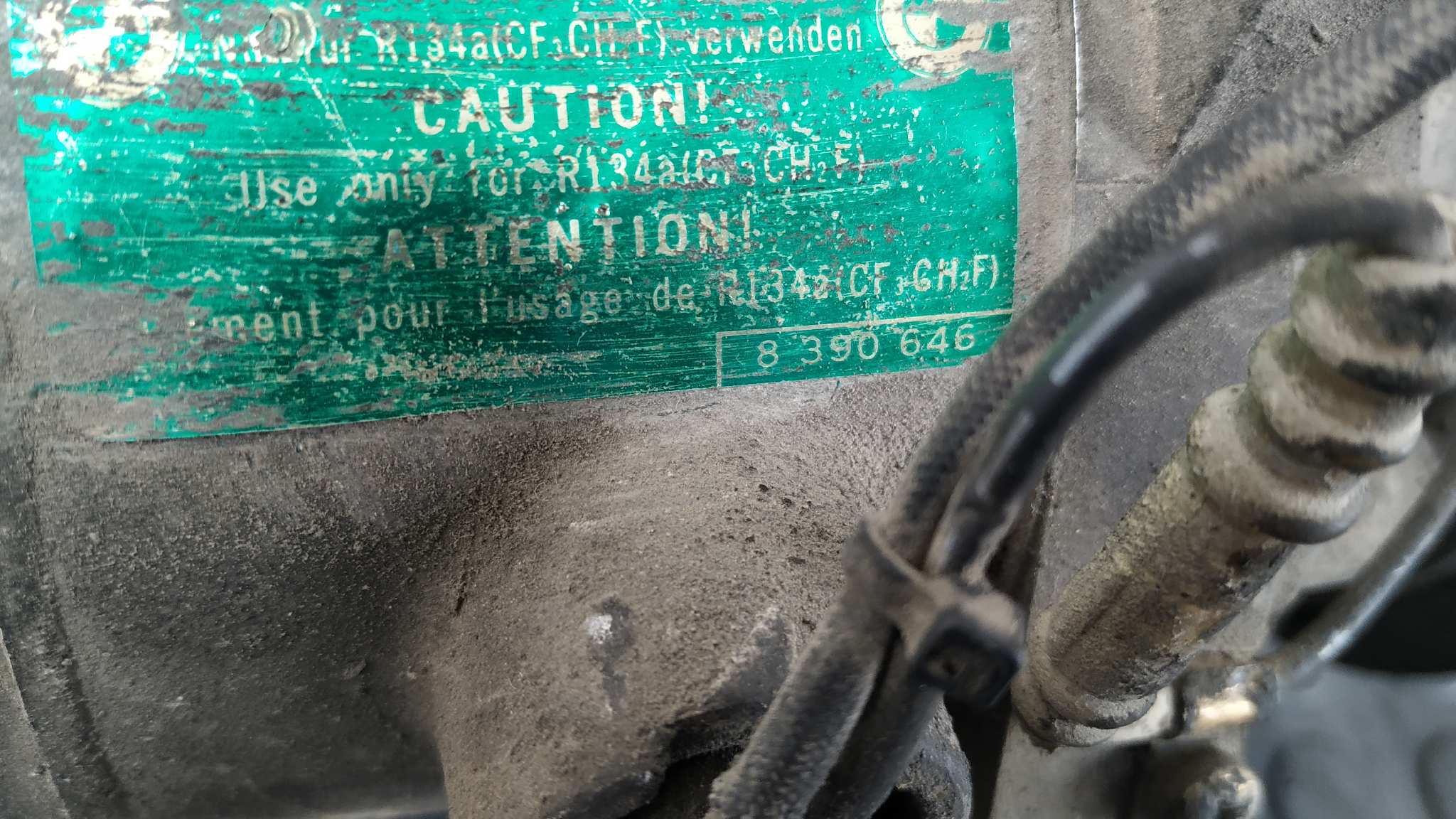 COMPRESOR AIRE ACONDICIONADO BMW SERIE 3 BERLINA (E36) - vista 4