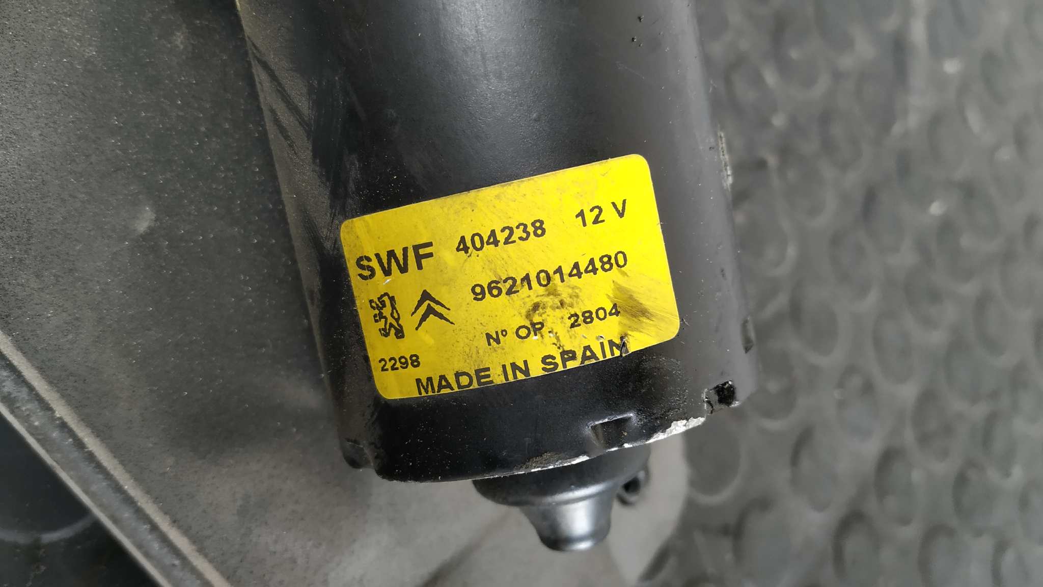 MOTOR LIMPIA DELANTERO PEUGEOT PARTNER (S1) - vista 7