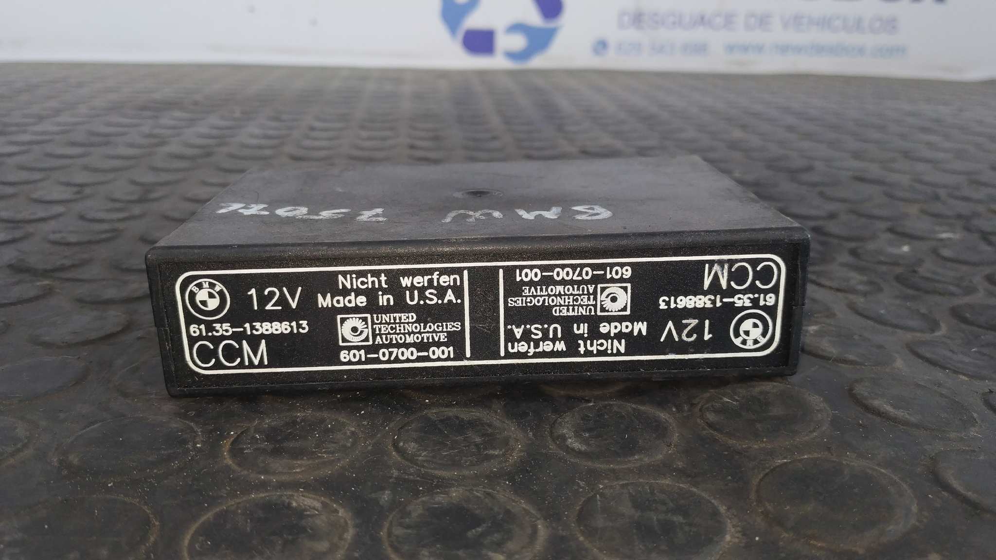 CENTRALITA CHECK CONTROL BMW SERIE 7 (E32) - vista 2