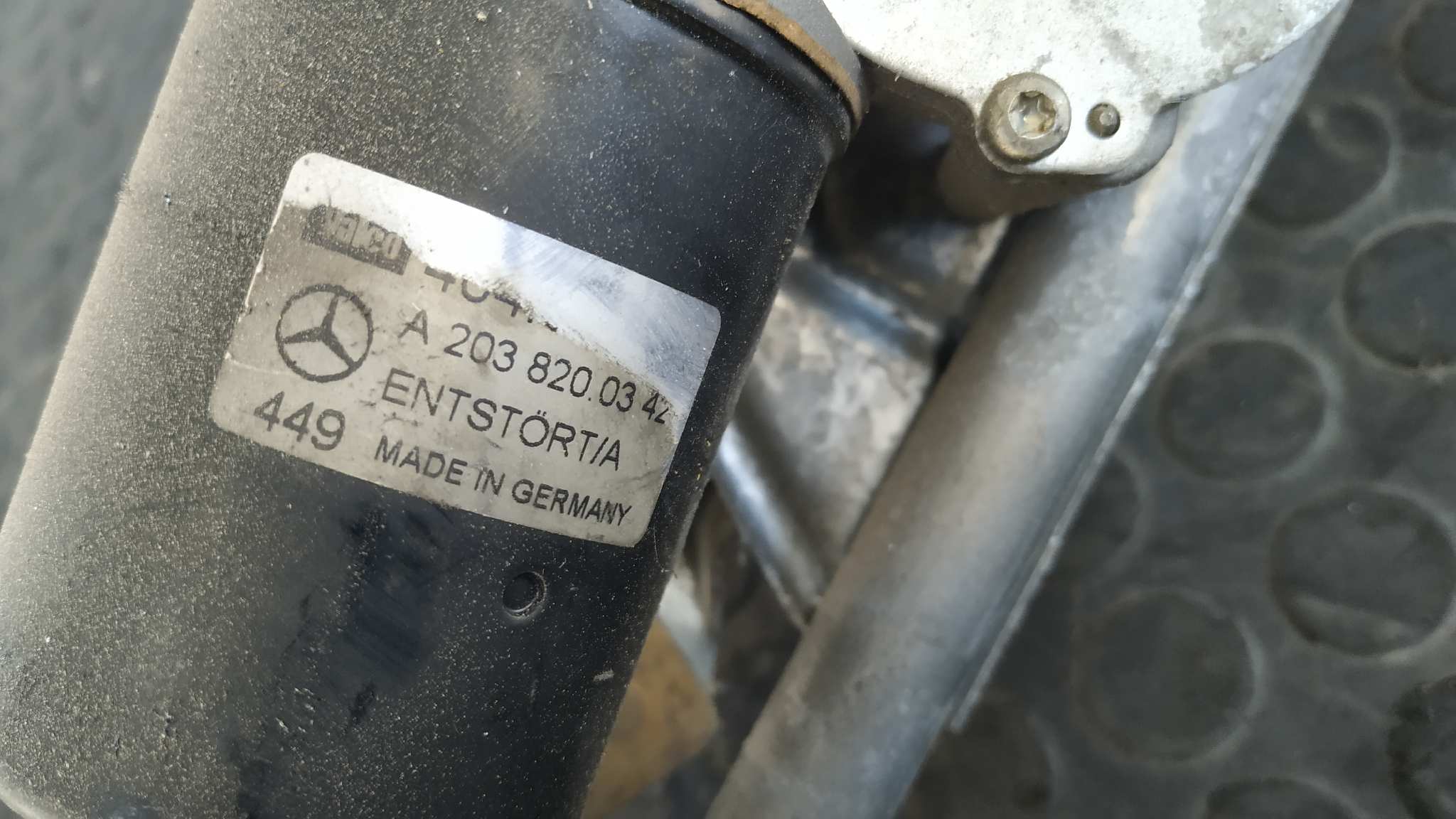 MOTOR LIMPIA DELANTERO MERCEDES-BENZ CLASE C (W203) BERLINA - vista 3