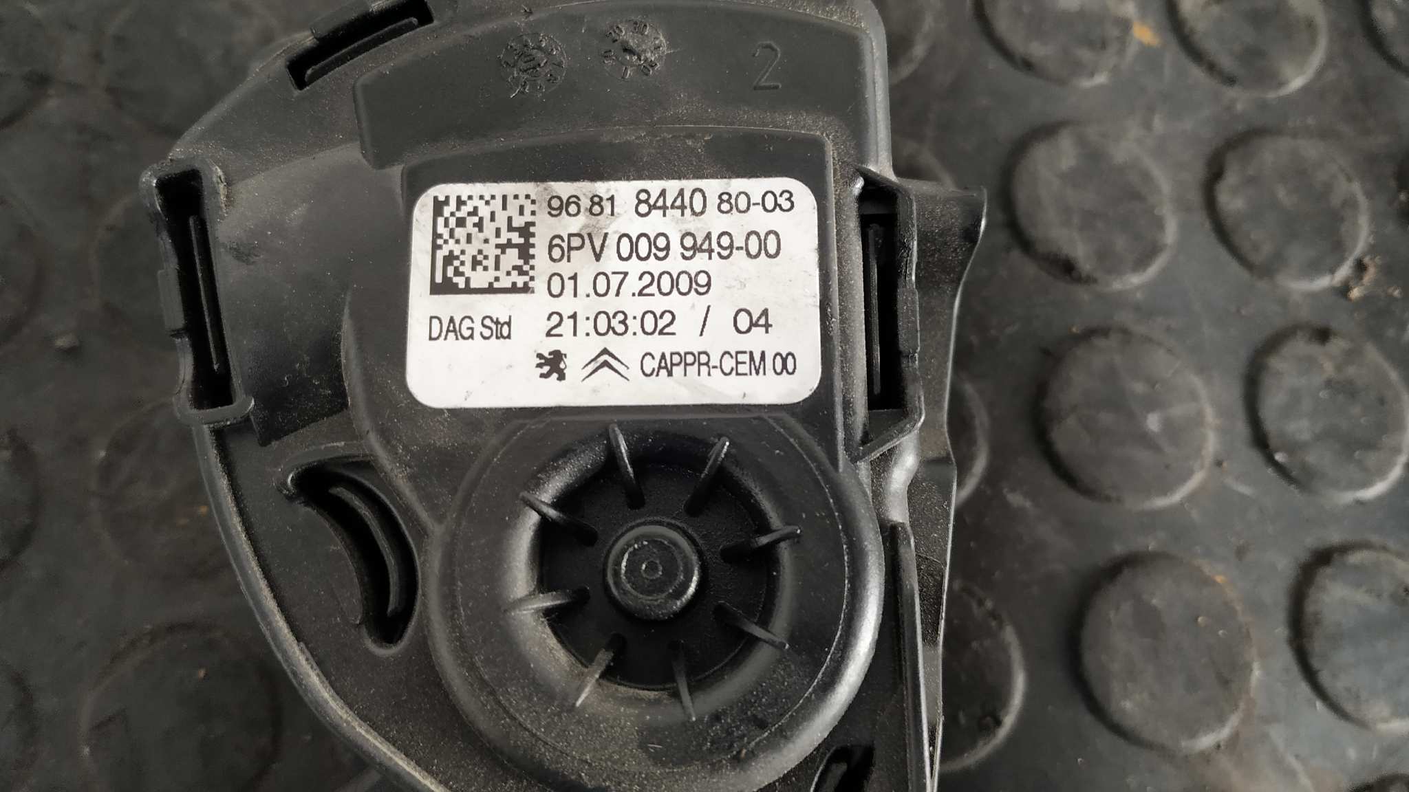 POTENCIOMETRO PEDAL PEUGEOT 207 SW - vista 6