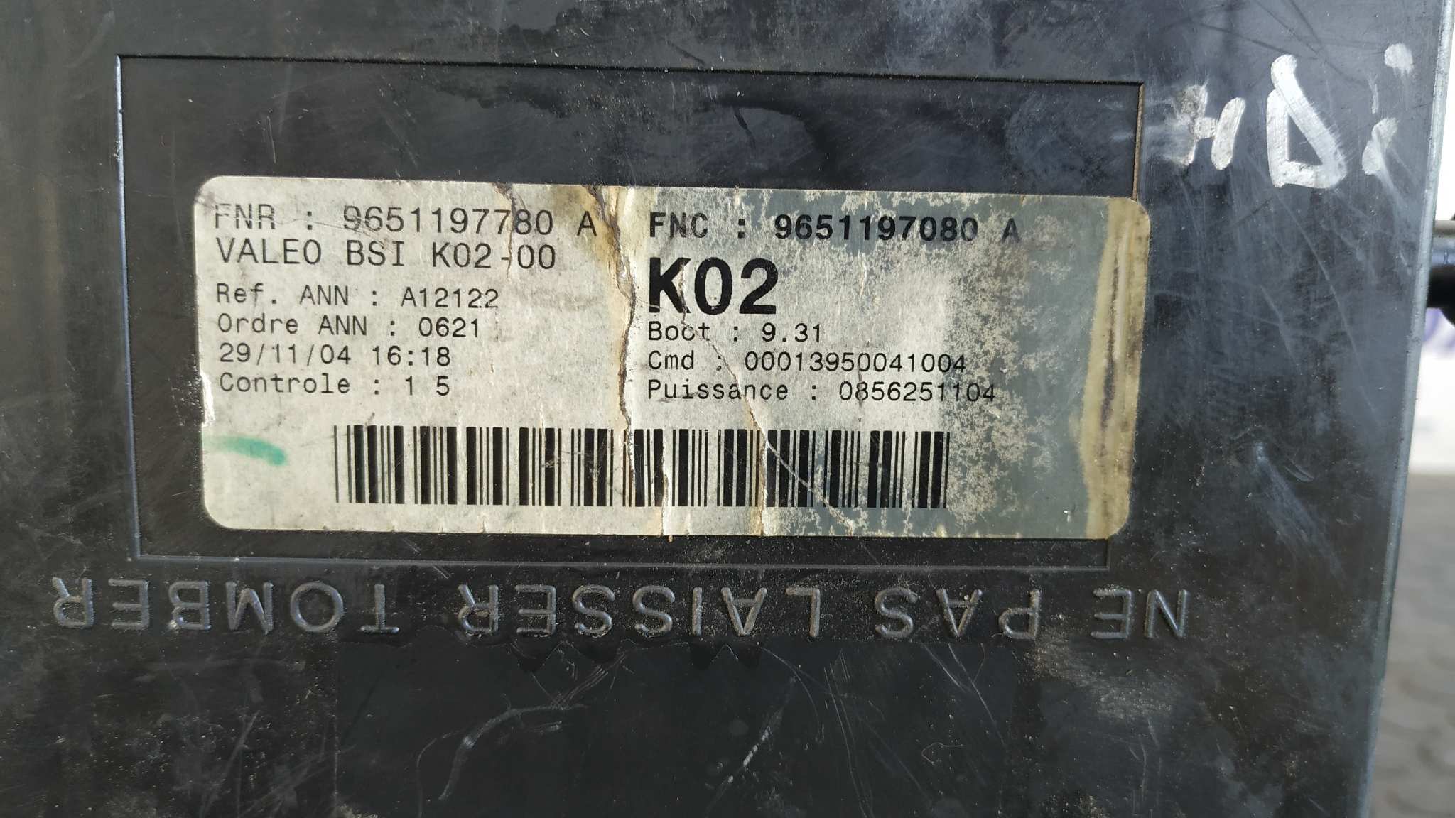 CENTRALITA BSI PEUGEOT 307 (S1) - vista 7