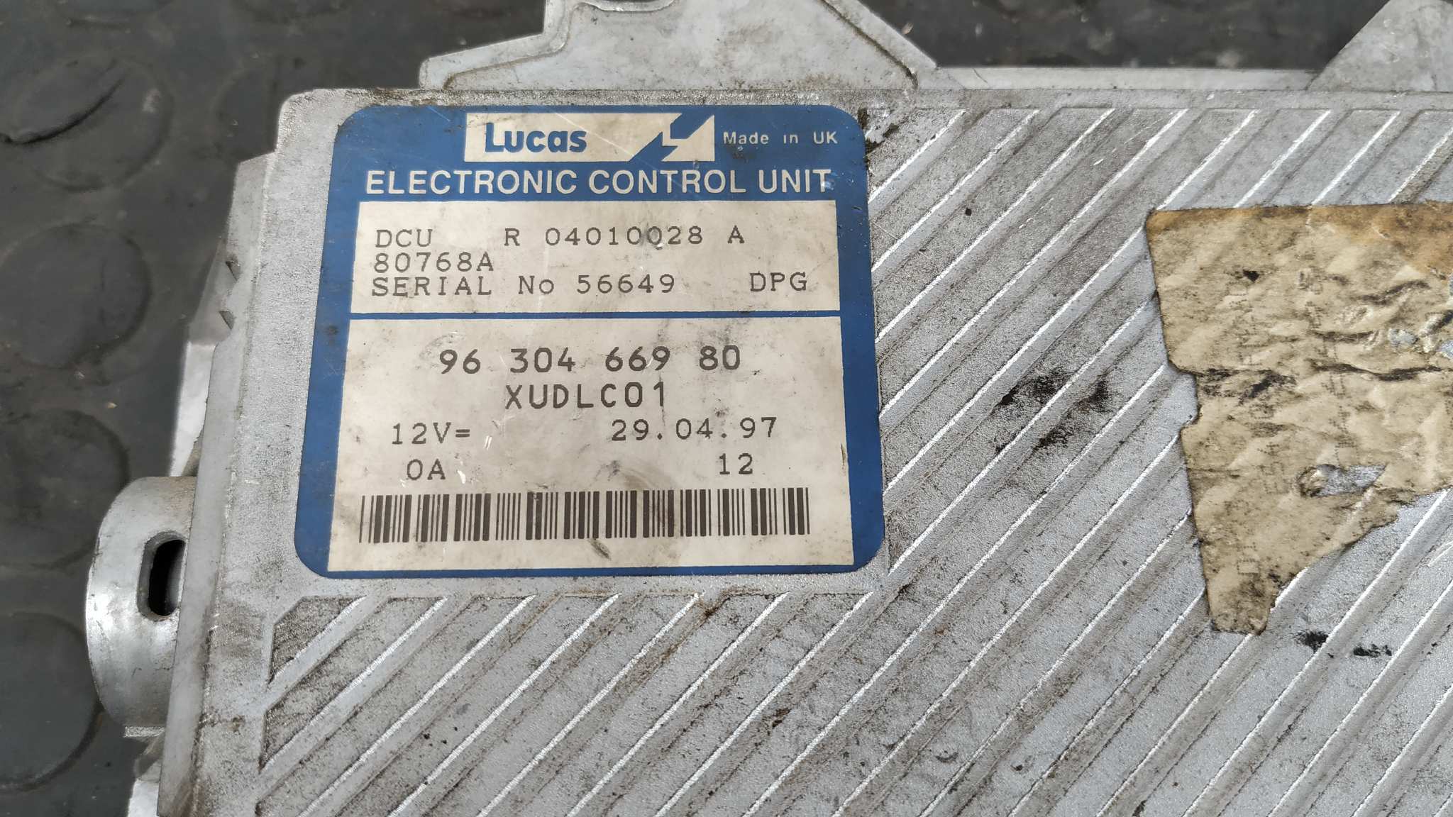 CENTRALITA MOTOR UCE PEUGEOT 406 BERLINA (S1/S2) - vista 5