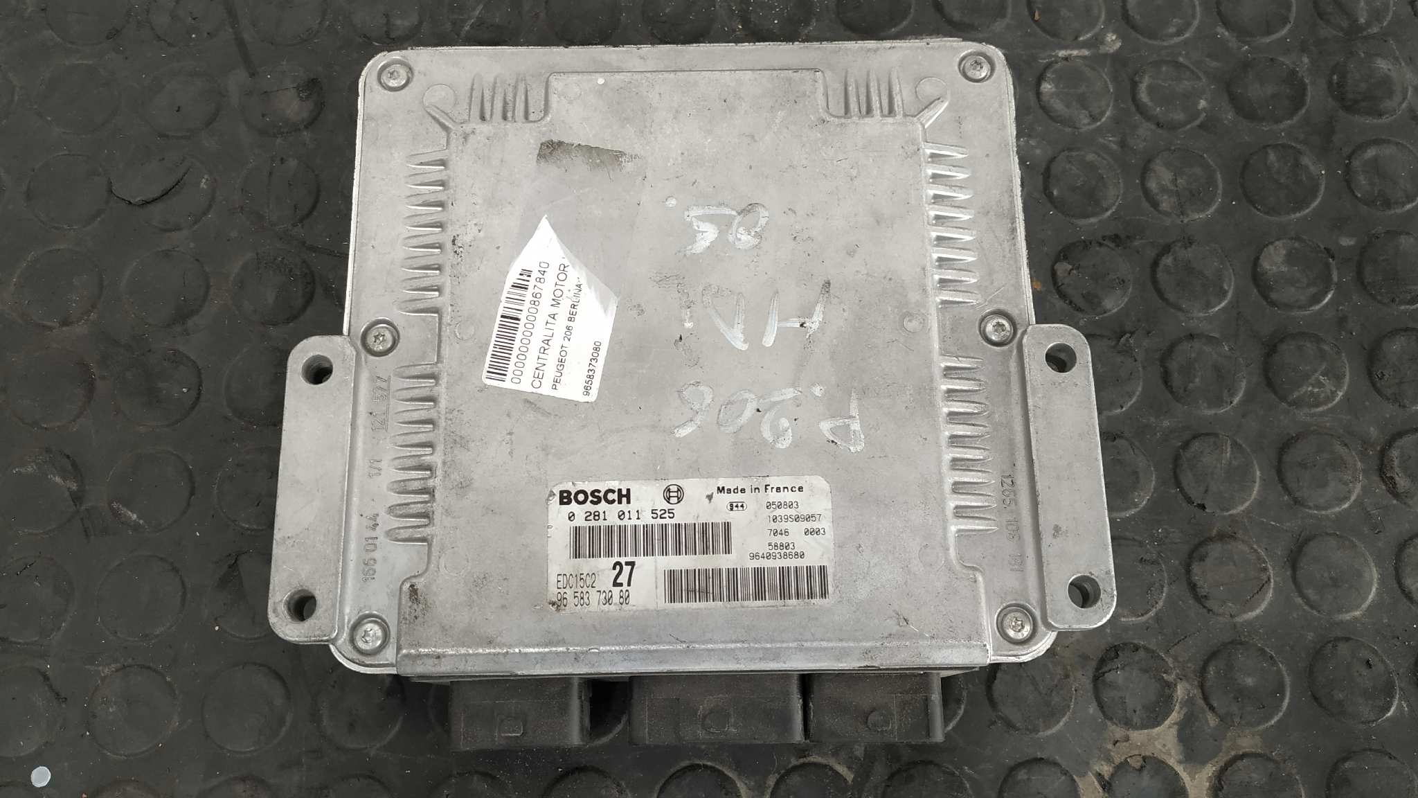 CENTRALITA MOTOR UCE PEUGEOT 206 BERLINA