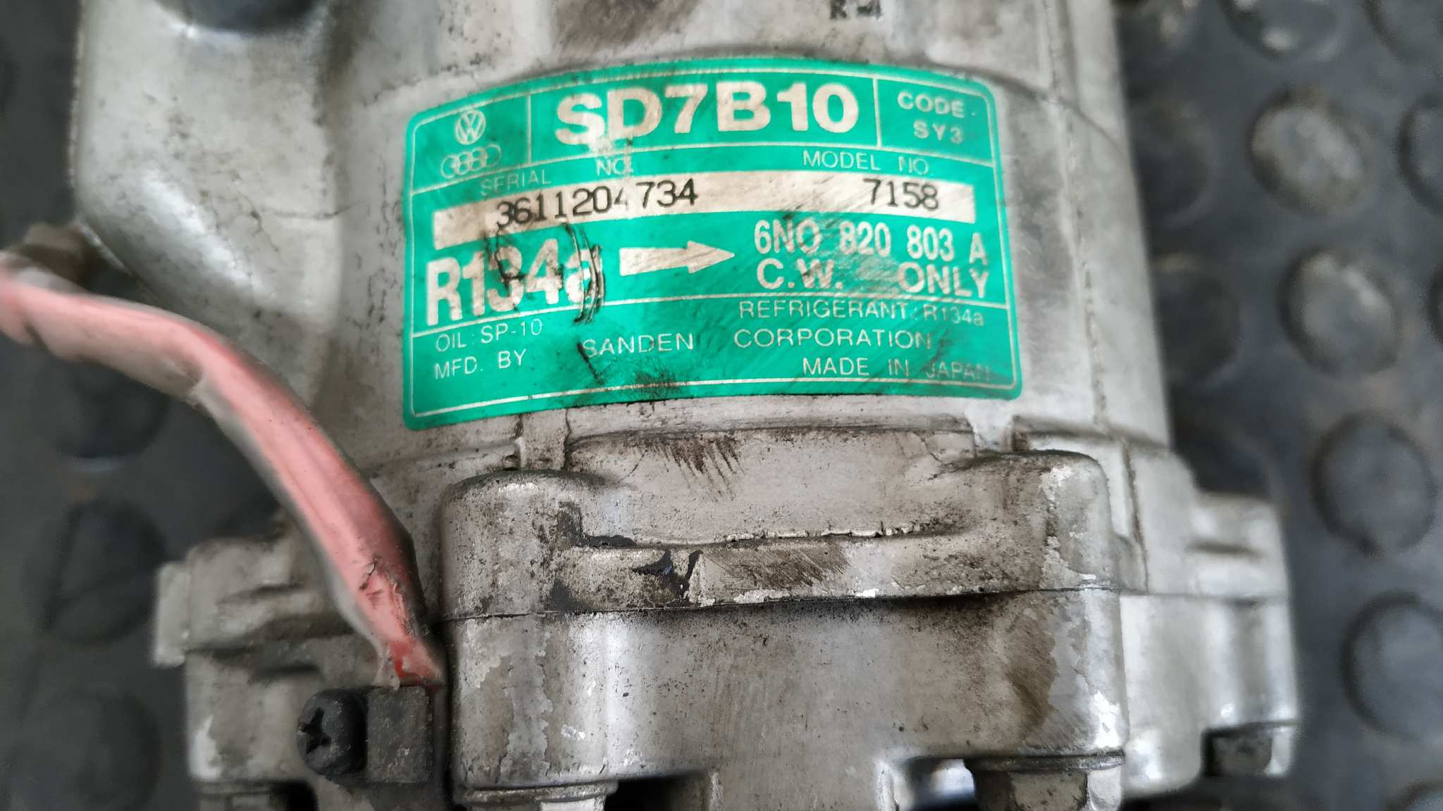 COMPRESOR AIRE ACONDICIONADO VOLKSWAGEN POLO BERLINA (6N1) - vista 7