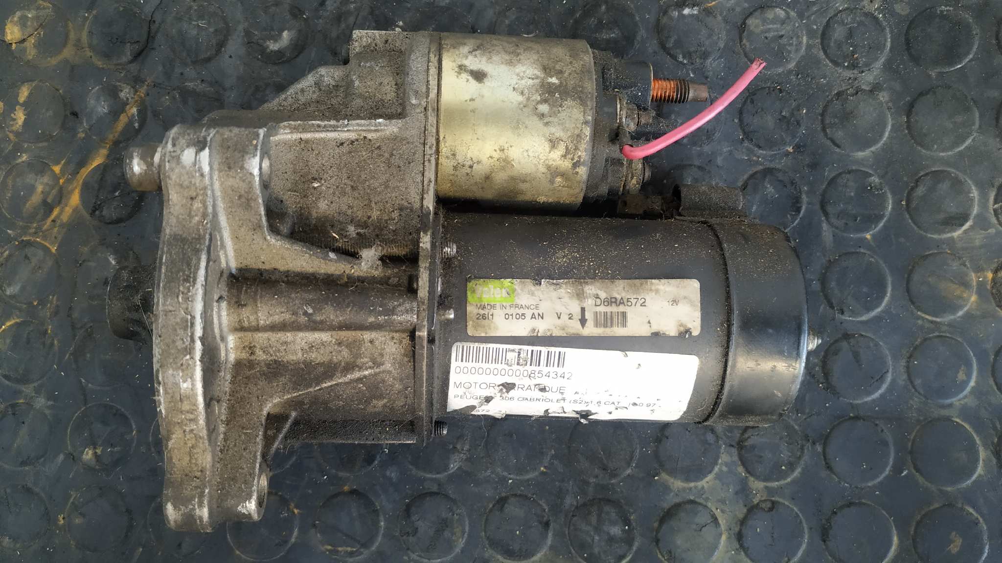 MOTOR ARRANQUE PEUGEOT 306 CABRIOLET (S2) - vista 6