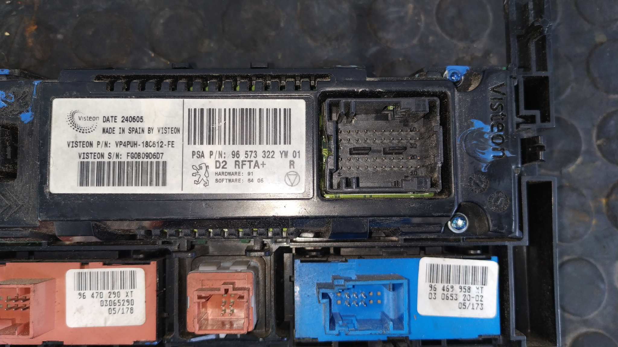 MANDO CLIMATIZADOR PEUGEOT 407 - vista 2