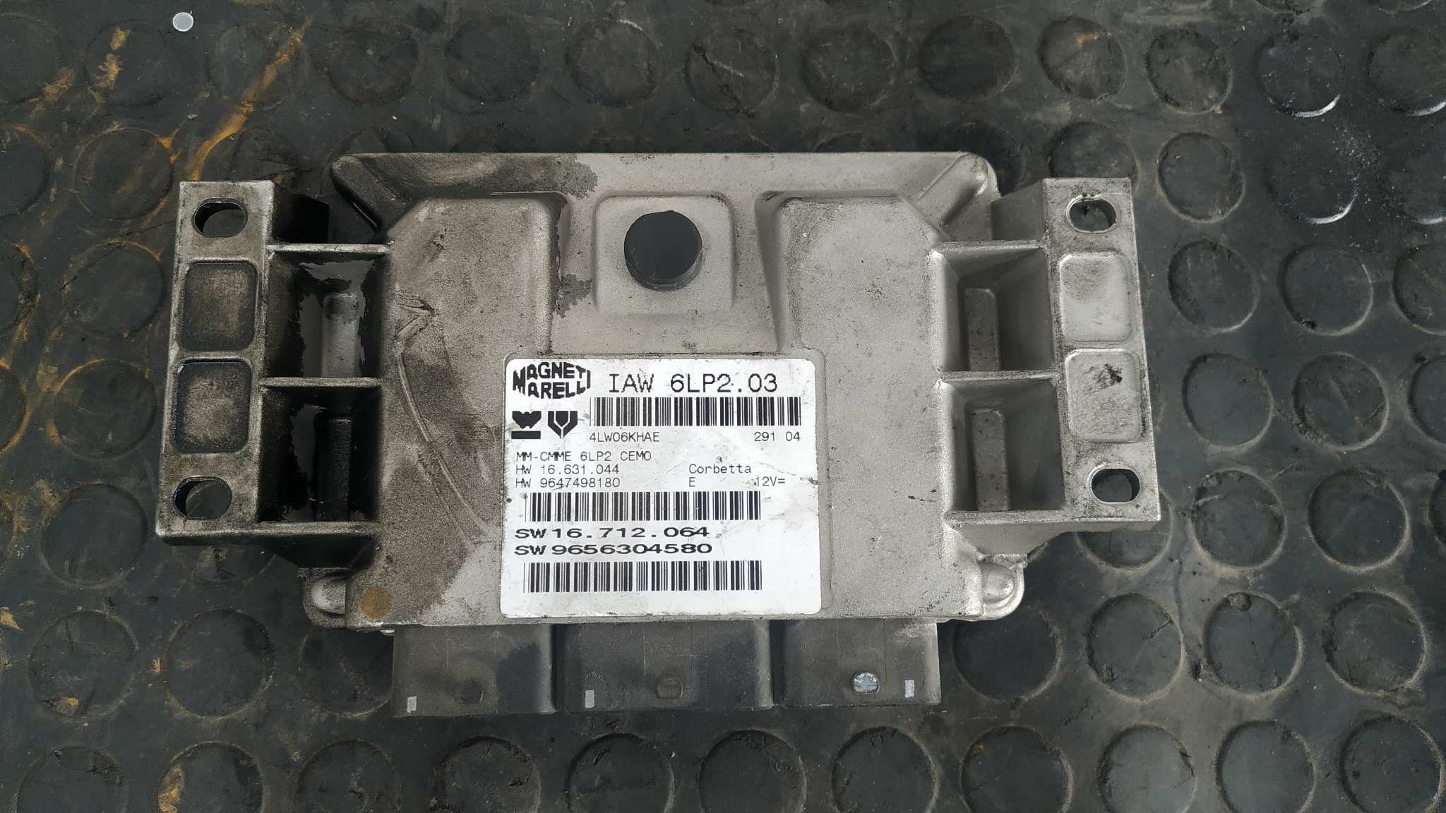 CENTRALITA MOTOR UCE PEUGEOT 206 BERLINA 1.4 16V CAT (KFU / ET3J4)