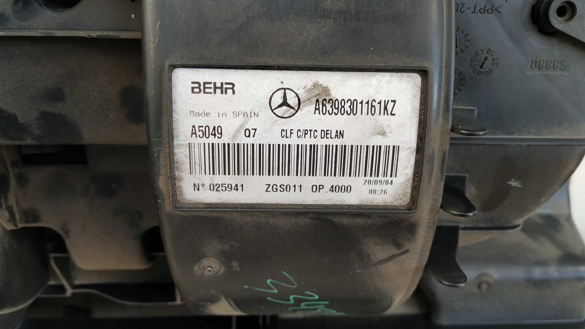 CALEFACCION ENTERA NORMAL MERCEDES-BENZ VITO CAJA CERRADA 6.03 -> - vista 7