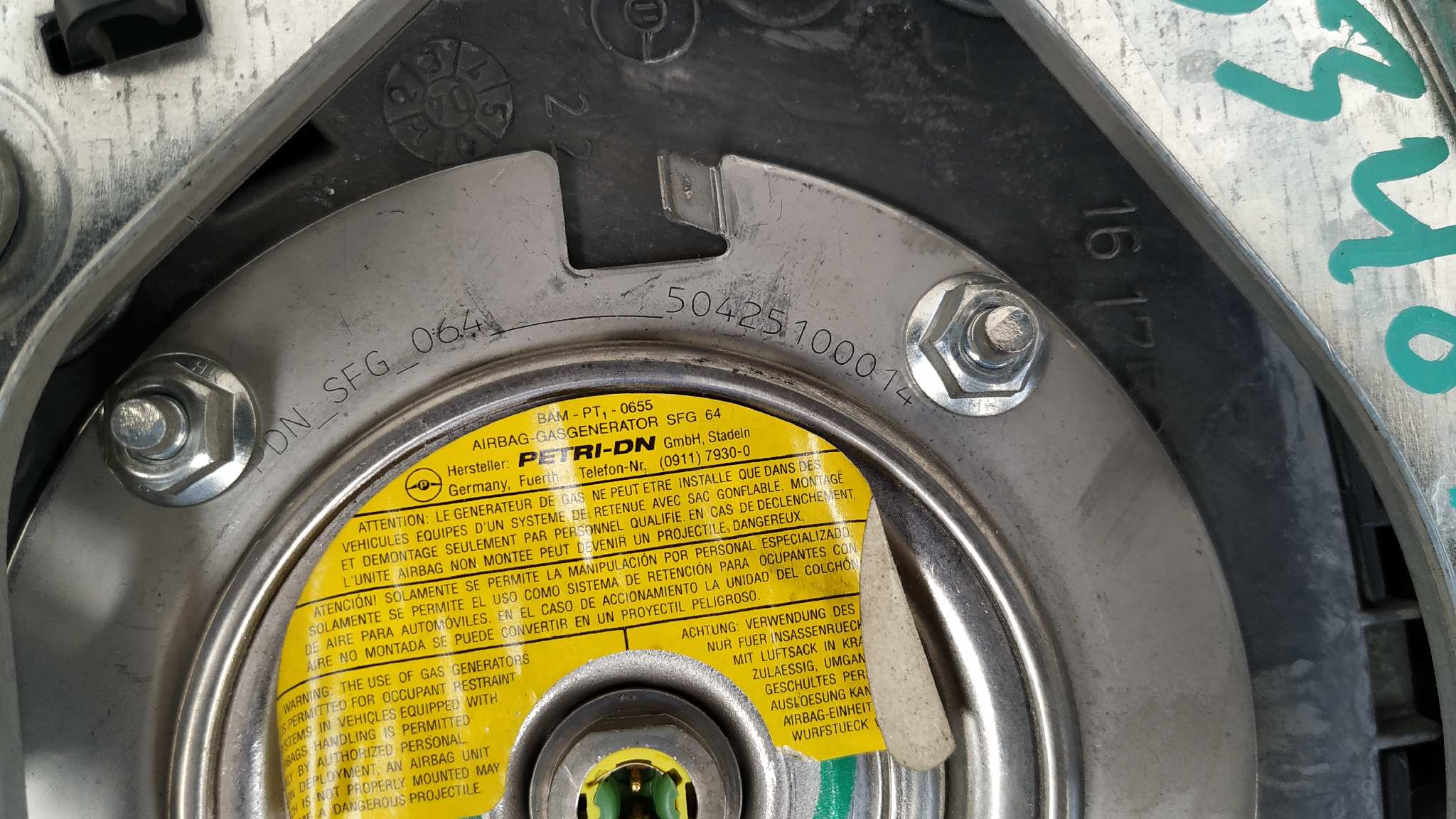 AIRBAG DELANTERO IZQUIERDO MERCEDES-BENZ VITO CAJA CERRADA 6.03 -> - vista 8