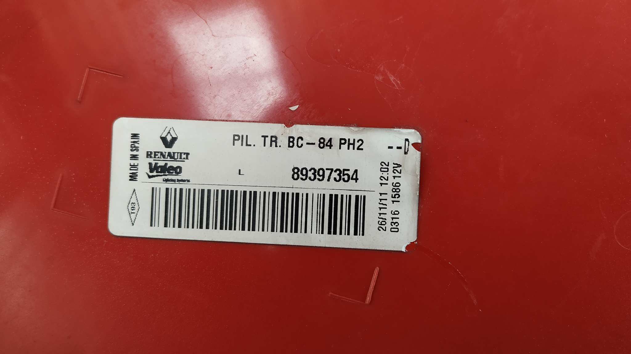 PILOTO TRASERO IZQUIERDO RENAULT MEGANE II BERLINA 5P - vista 8