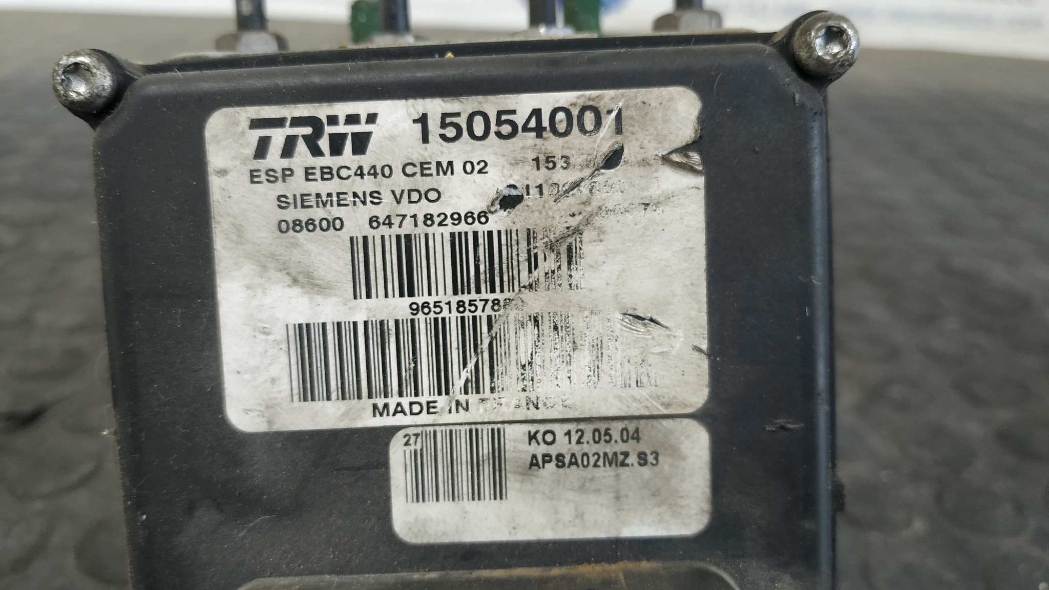 ABS PEUGEOT 407 - vista 5