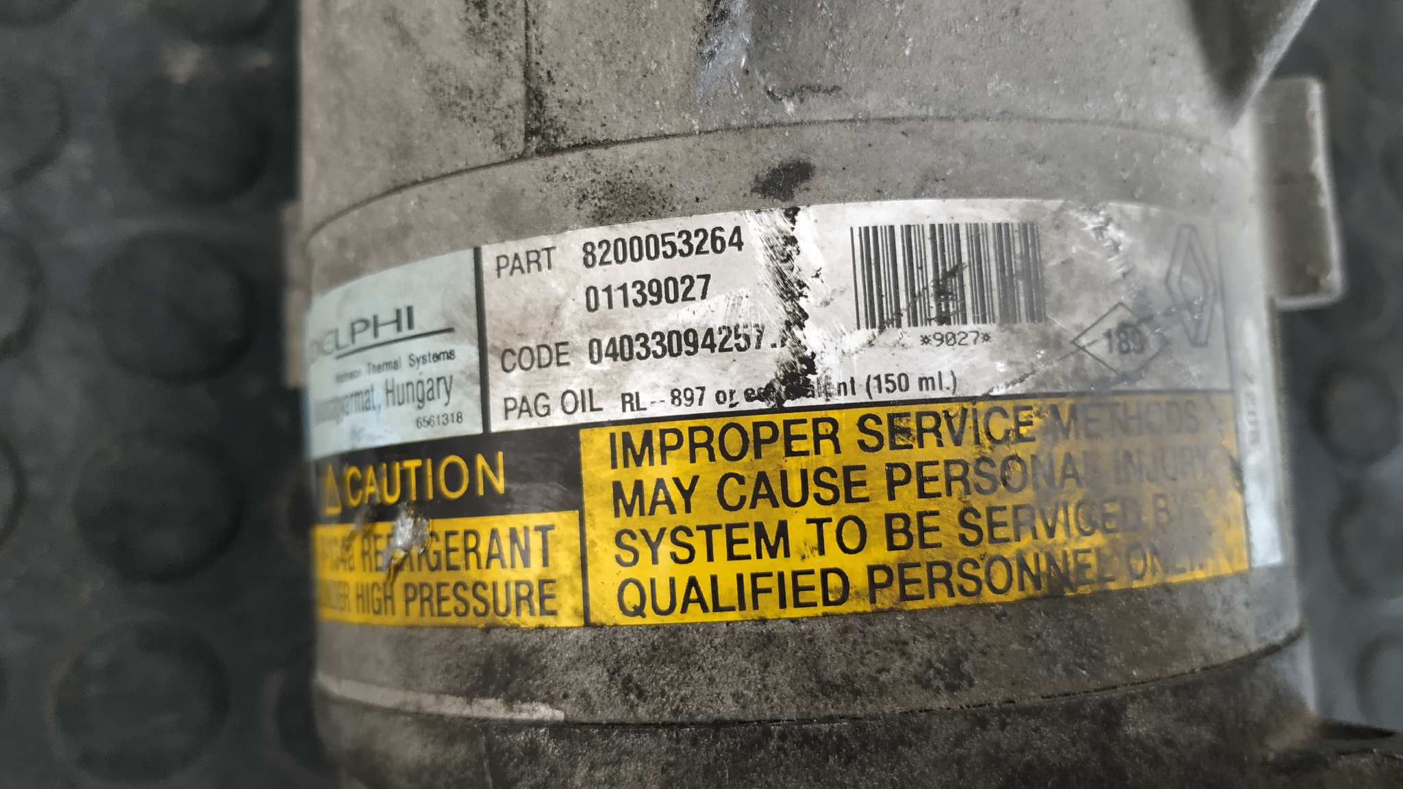 COMPRESOR AIRE ACONDICIONADO RENAULT MEGANE II - vista 5