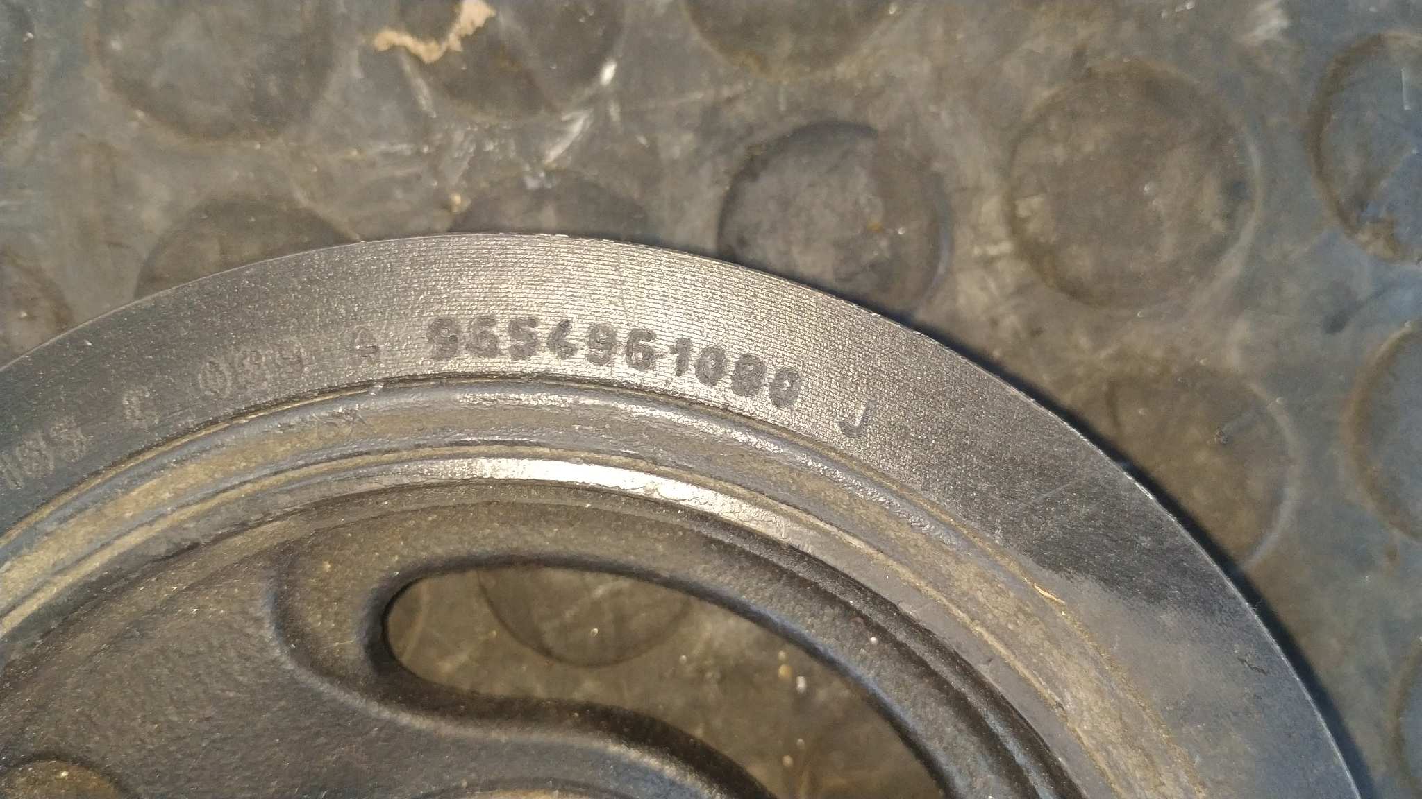 POLEA CIGUEÑAL PEUGEOT 207 1.6 HDI CAT (9HZ / DV6TED4) - vista 2