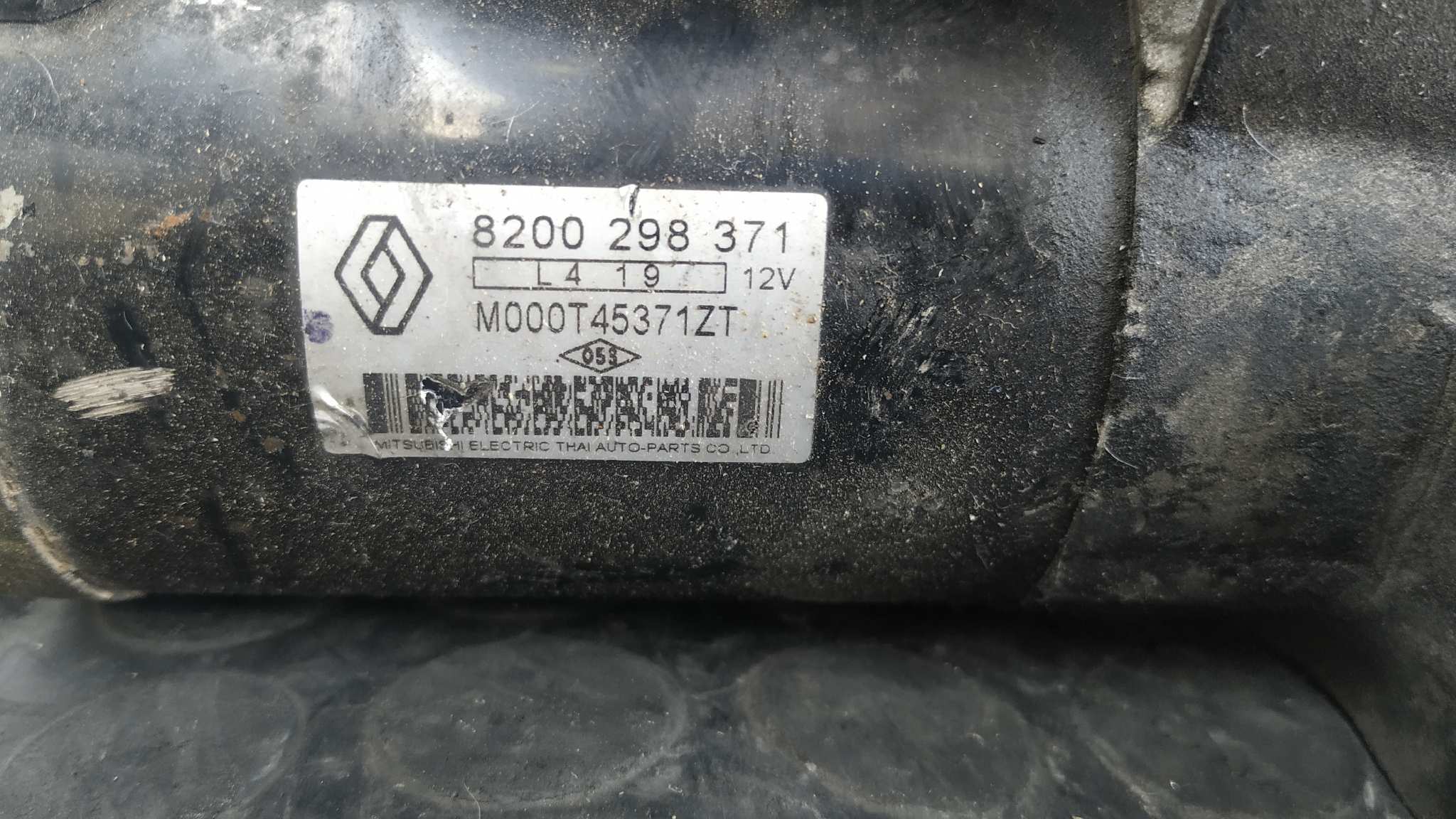 MOTOR ARRANQUE RENAULT MODUS - vista 2