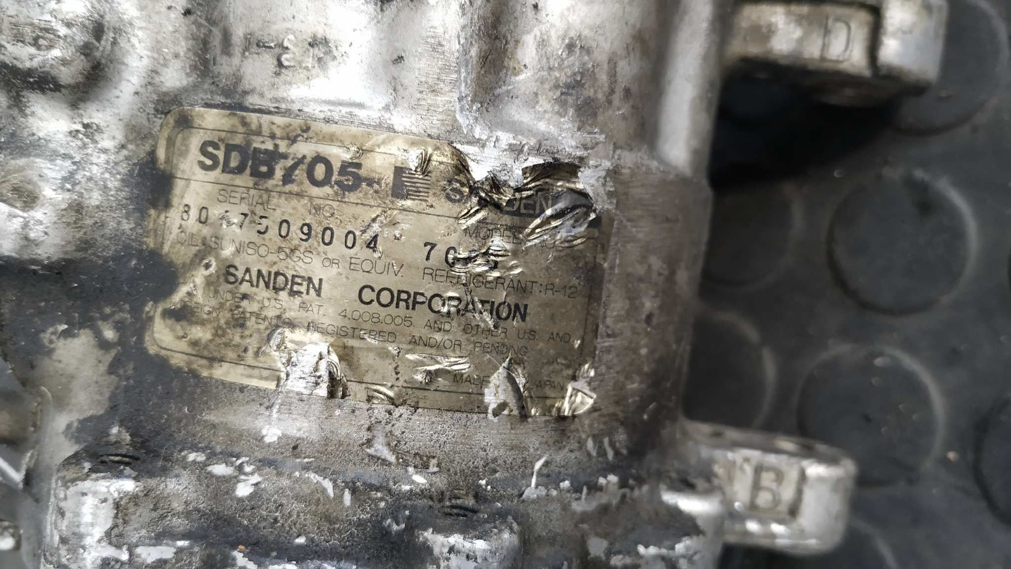 COMPRESOR AIRE ACONDICIONADO RENAULT 5 (B/C40) - vista 7