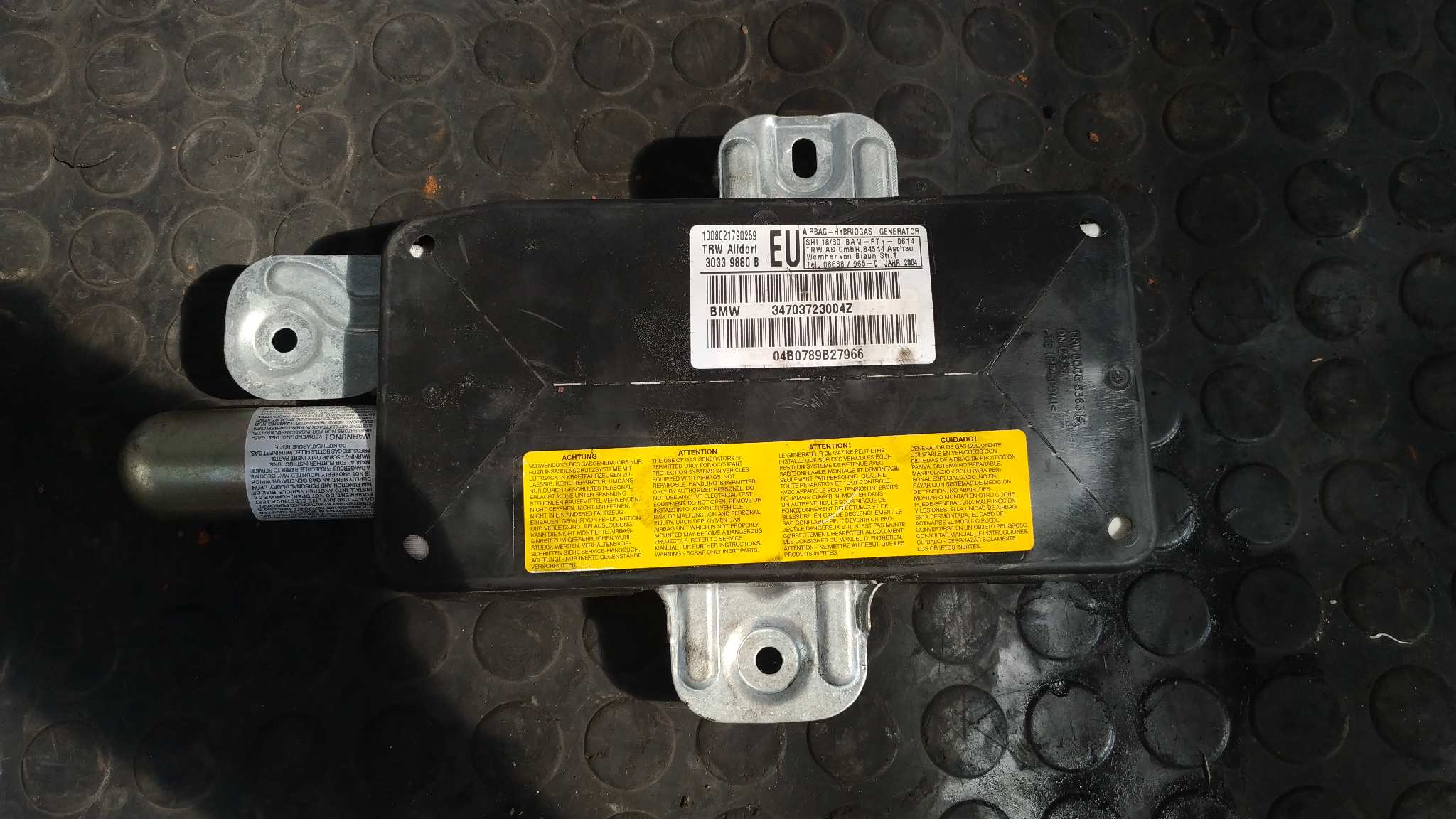 AIRBAG LATERAL DELANTERO IZQUIERDO BMW SERIE 3 BERLINA (E46)