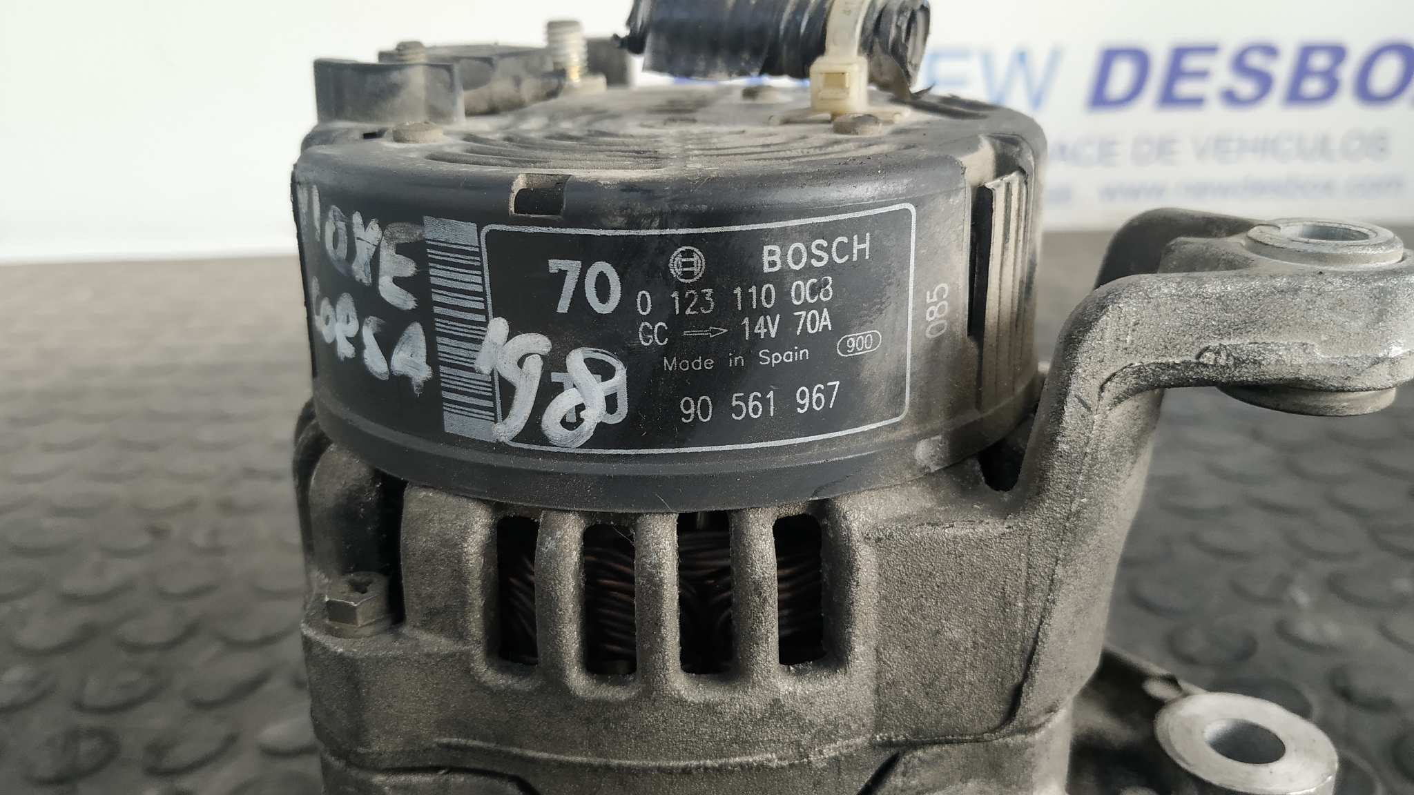 ALTERNADOR OPEL CORSA B 1.0 12V CAT (X 10 XE / LW3) - vista 6