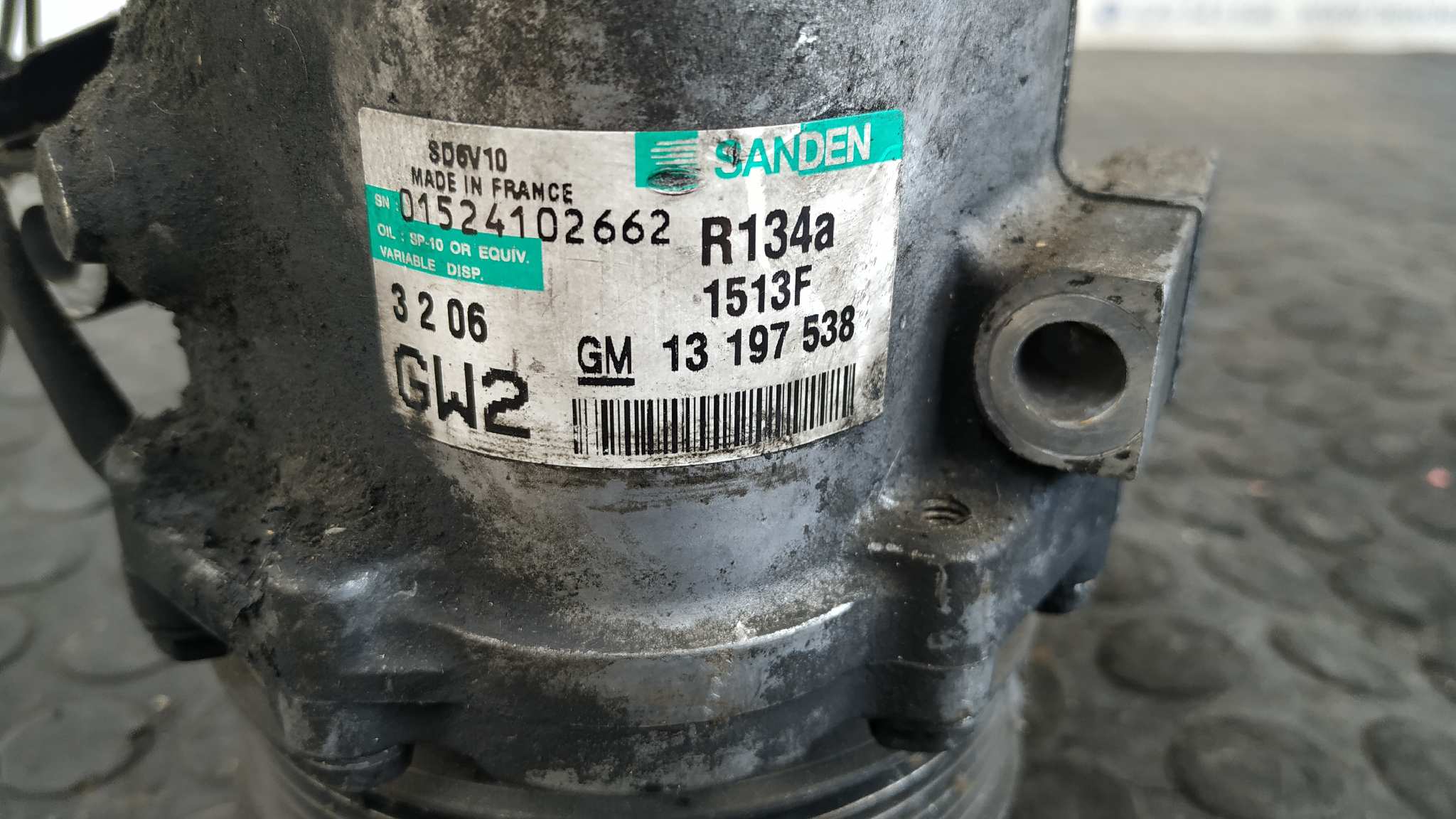 COMPRESOR AIRE ACONDICIONADO OPEL CORSA C 1.3 16V CDTI CAT (Z 13 DT / LN9) - vista 6