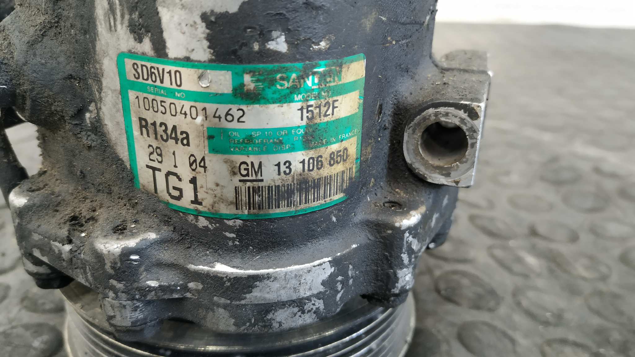 COMPRESOR AIRE ACONDICIONADO OPEL CORSA C 1.3 16V CDTI CAT (Z 13 DT / LN9) - vista 5