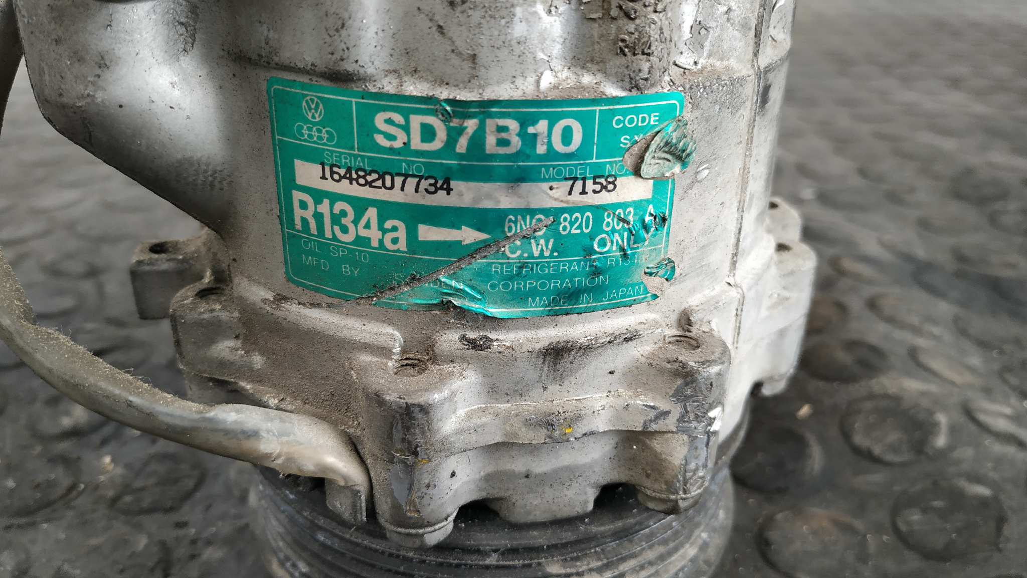 COMPRESOR AIRE ACONDICIONADO SEAT AROSA (6H1) - vista 2