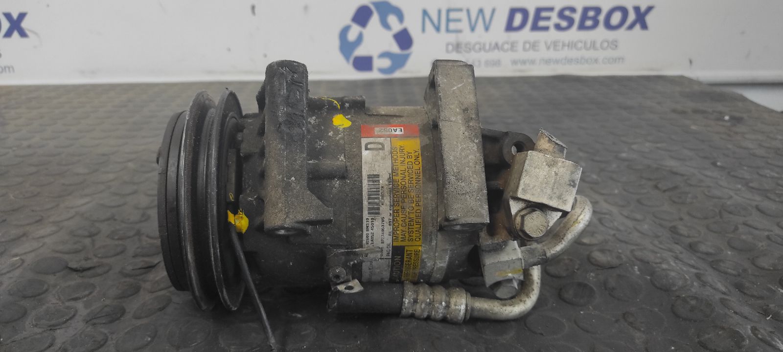 COMPRESOR AIRE ACONDICIONADO NISSAN ALMERA TINO (V10M) - vista 3