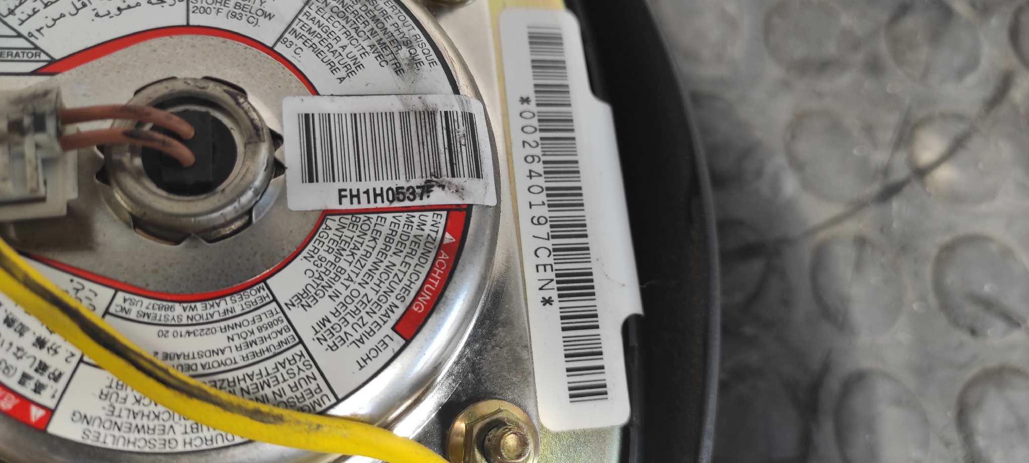 AIRBAG DELANTERO IZQUIERDO TOYOTA RAV 4 FUNCRUISER (A1) - vista 6