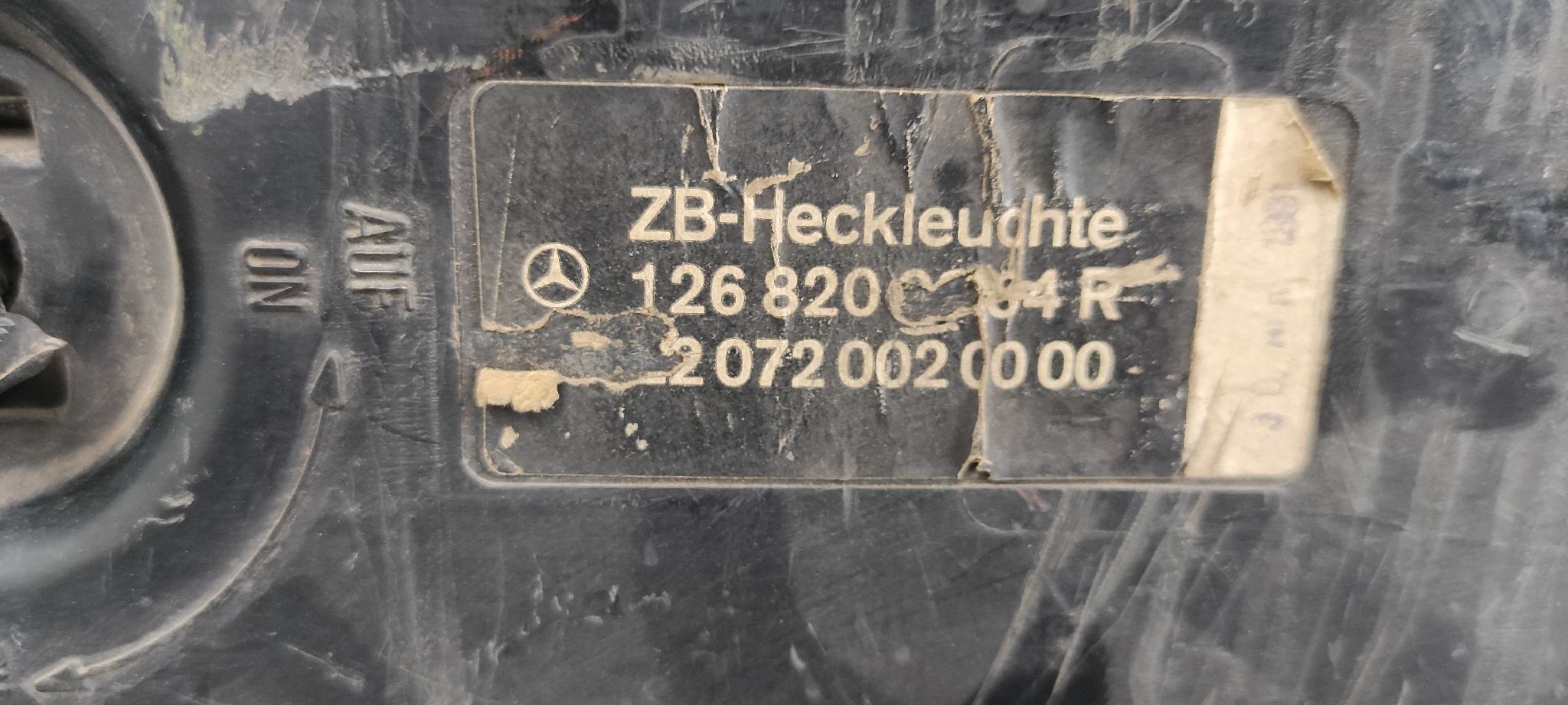 PILOTO TRASERO DERECHO MERCEDES-BENZ CLASE S (W126) - vista 10