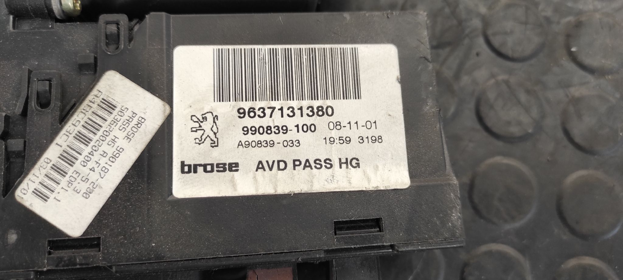 ELEVALUNAS DELANTERO DERECHO PEUGEOT 307 (S1) - vista 2