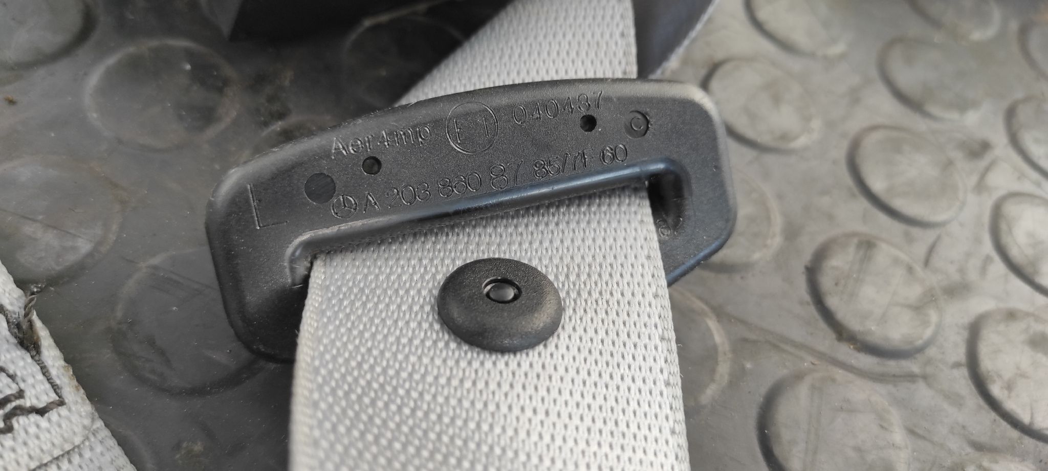 CINTURON TRASERO IZQUIERDO MERCEDES-BENZ CLASE C (W203) BERLINA - vista 3