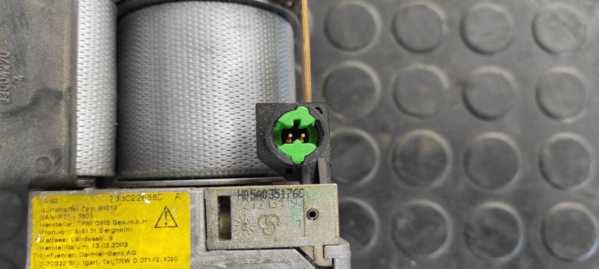 CINTURON DELANTERO DERECHO MERCEDES-BENZ CLASE C (W203) BERLINA - vista 8