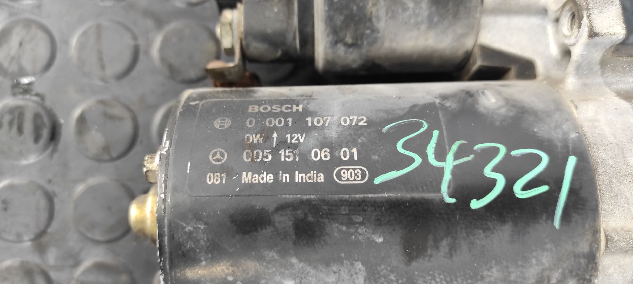 MOTOR ARRANQUE MERCEDES-BENZ CLASE C (W203) BERLINA - vista 5