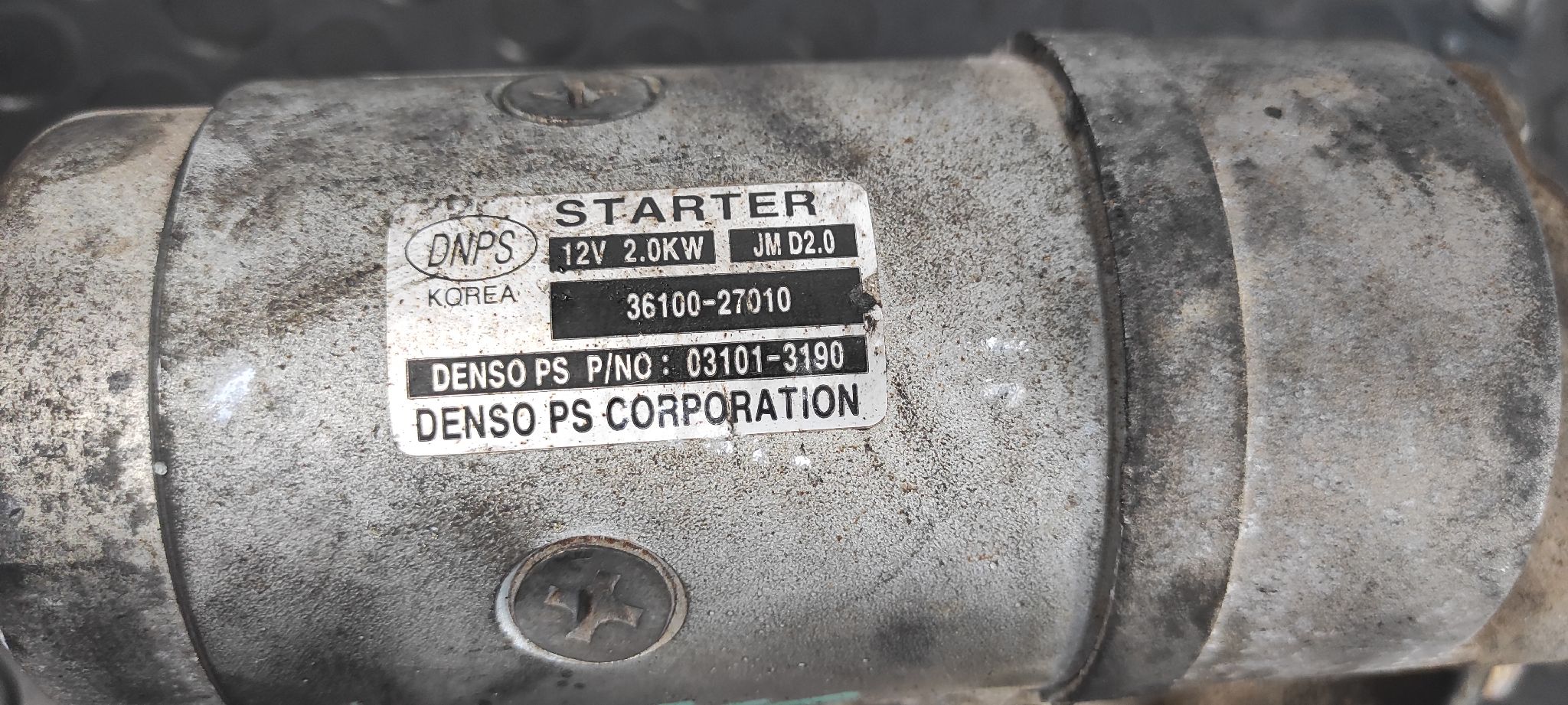 MOTOR ARRANQUE HYUNDAI TUCSON (JM) - vista 2