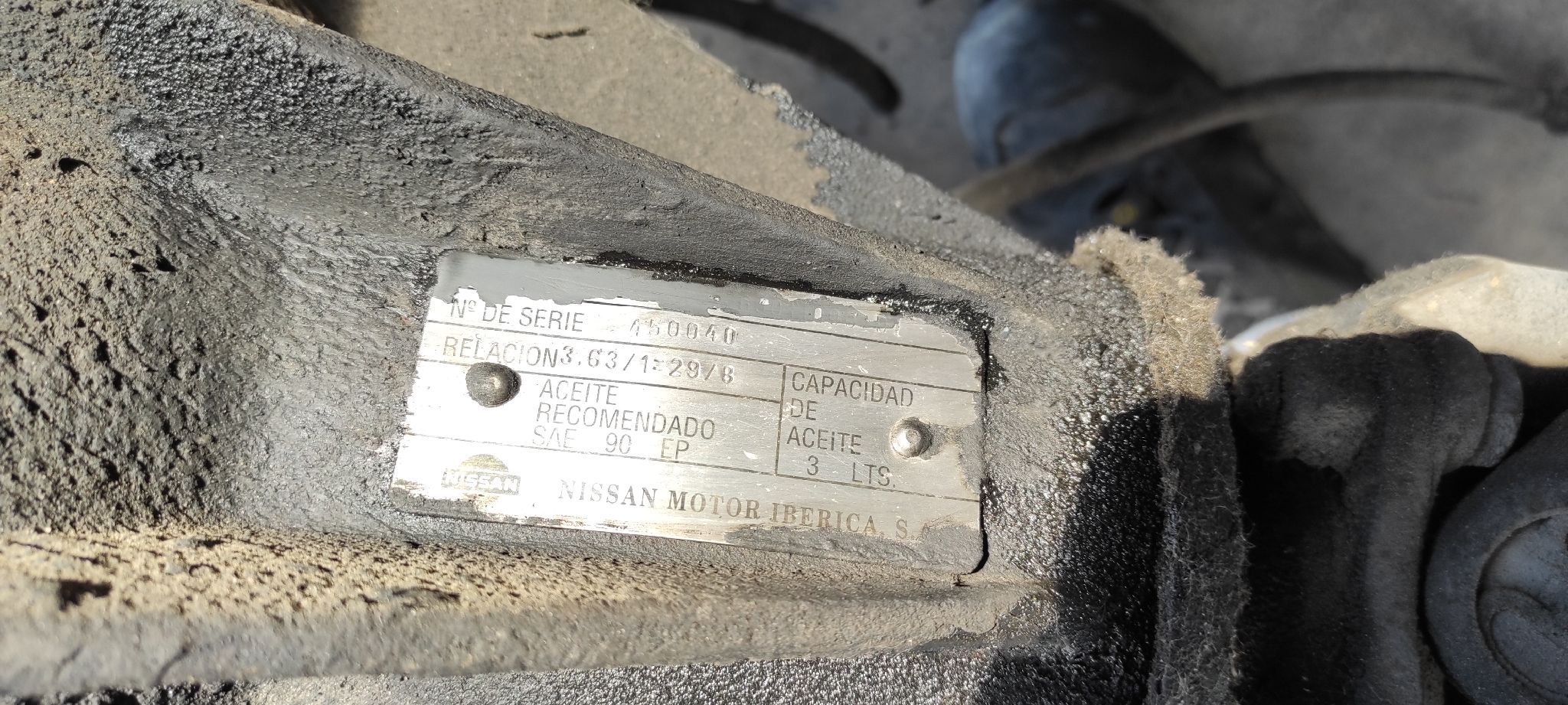 PUENTE TRASERO NISSAN L-35 - vista 13