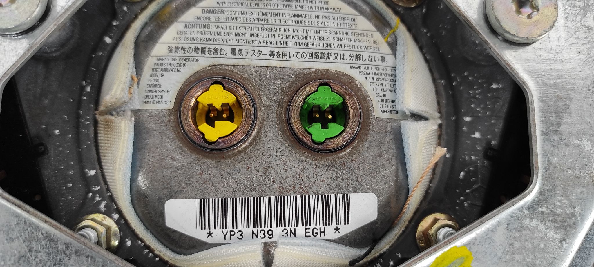 AIRBAG DELANTERO IZQUIERDO MERCEDES-BENZ CLASE C (W203) - vista 3