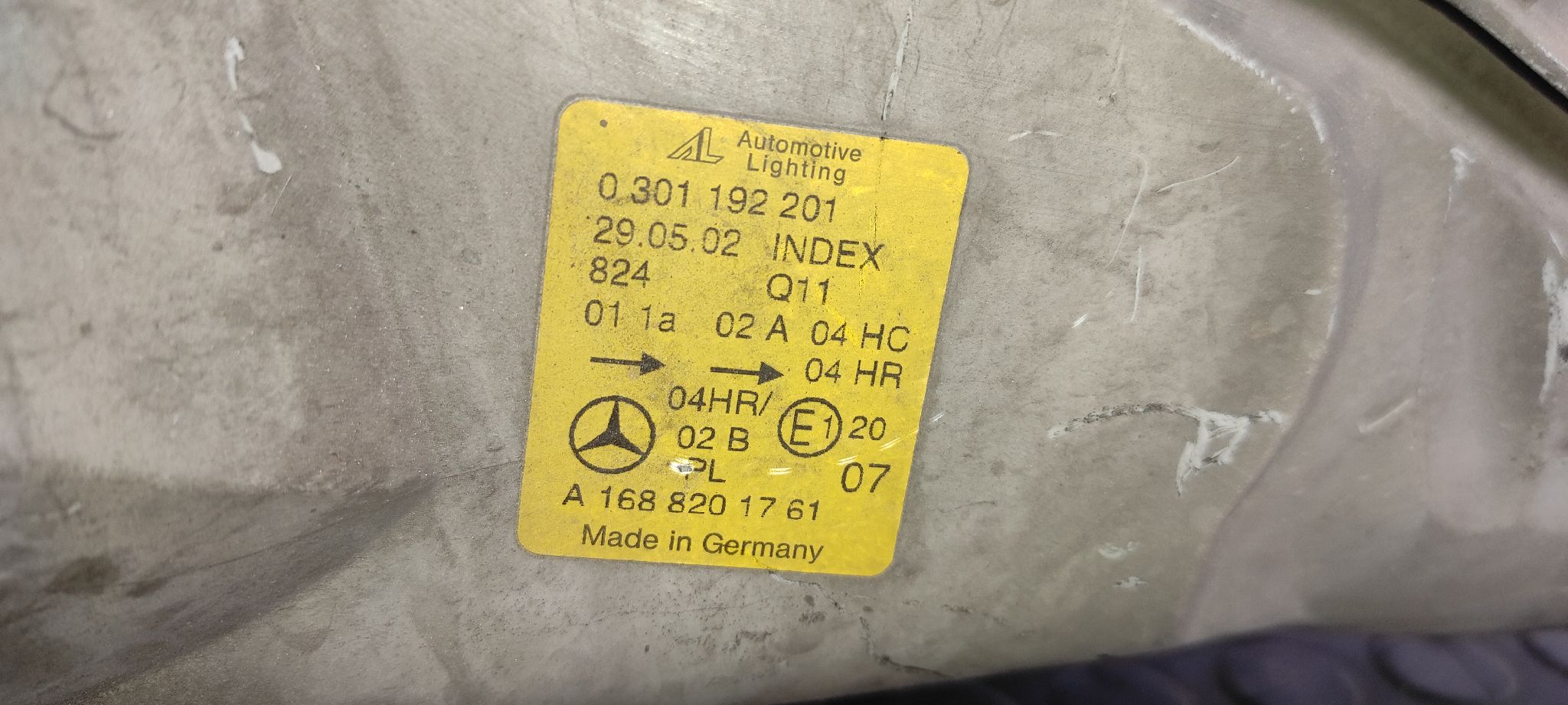 FARO IZQUIERDO MERCEDES CLASE A (W168) - vista 4