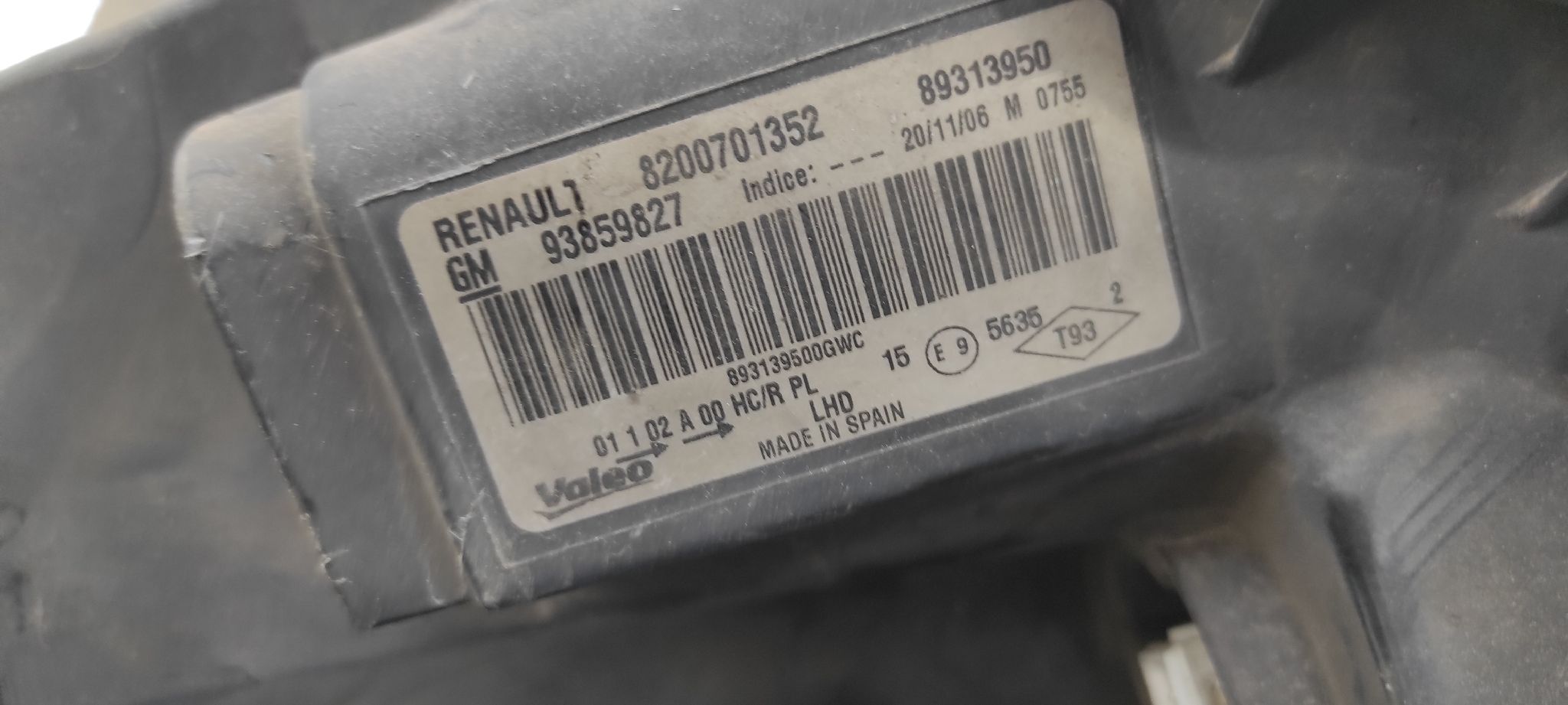 FARO IZQUIERDO RENAULT TRAFIC COMBI (AB 4.01) - vista 5