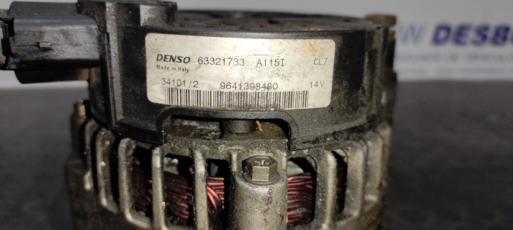 ALTERNADOR PEUGEOT 206 BERLINA - vista 5