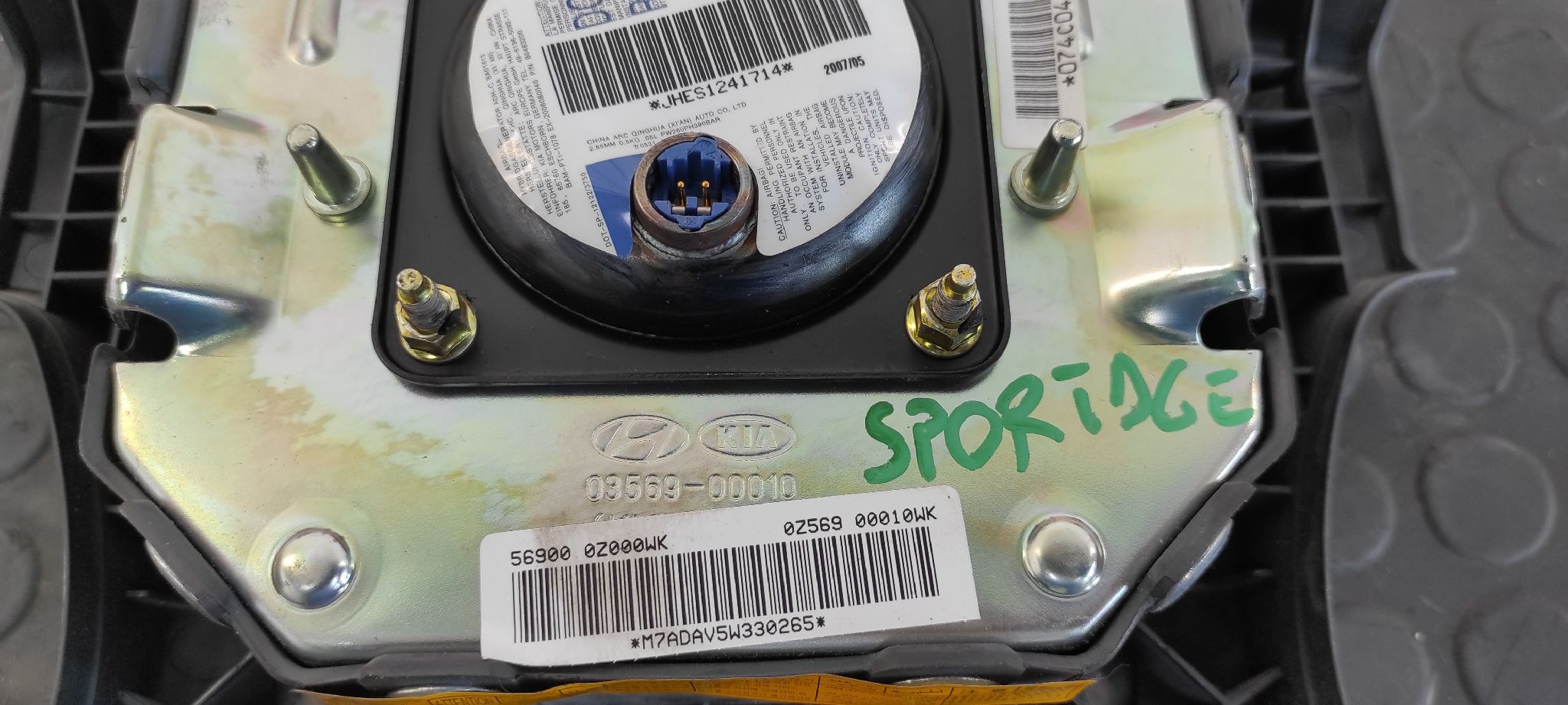 AIRBAG DELANTERO IZQUIERDO KIA SPORTAGE - vista 4