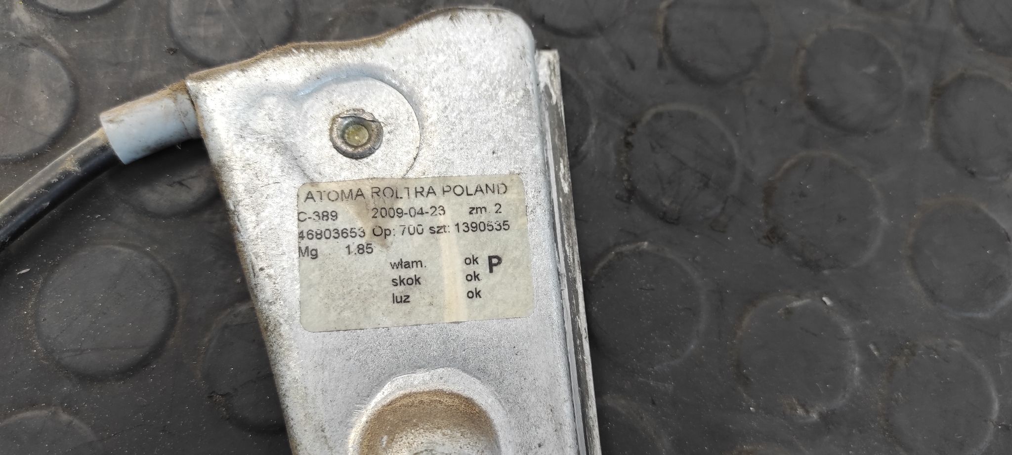 ELEVALUNAS TRASERO DERECHO FIAT PANDA (169) - vista 2
