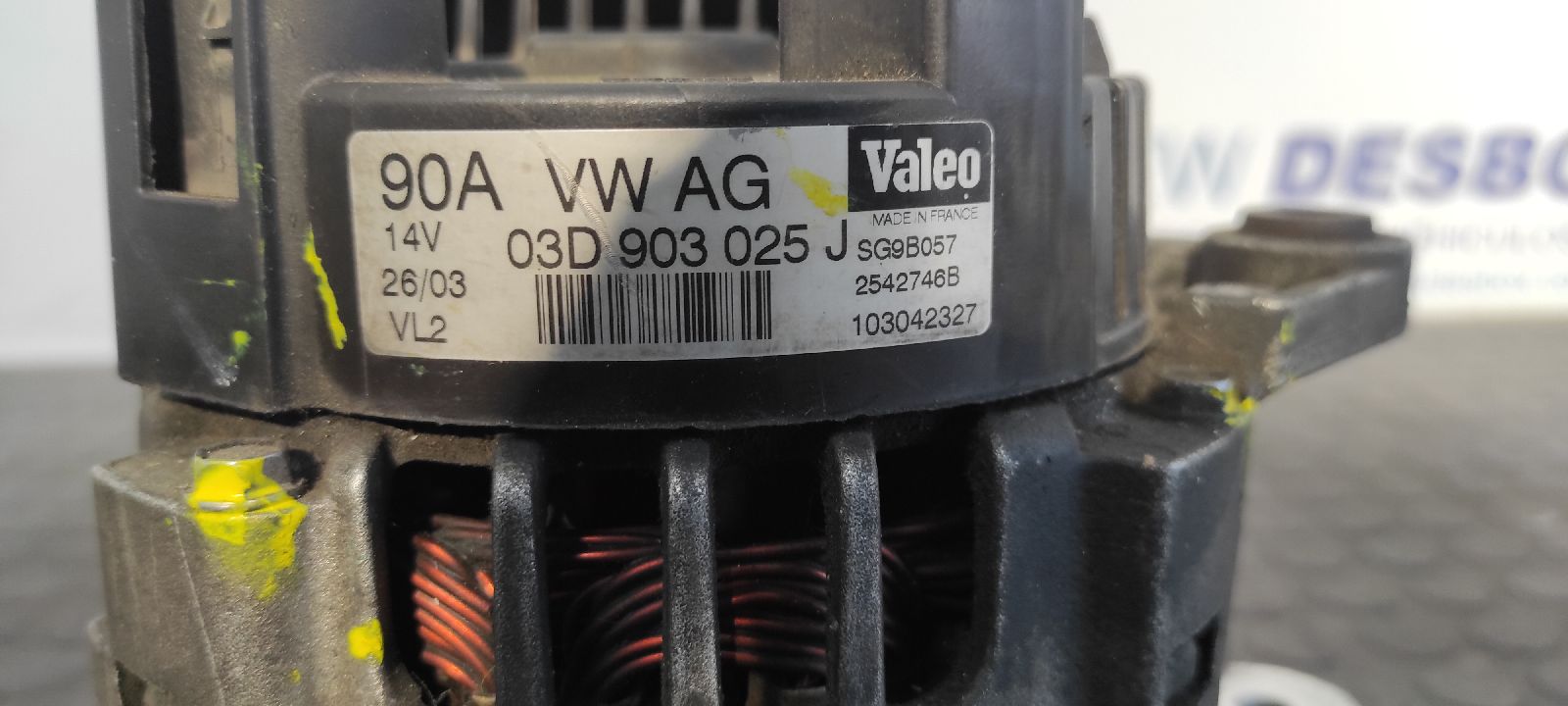 ALTERNADOR SEAT IBIZA (6L1) - vista 2