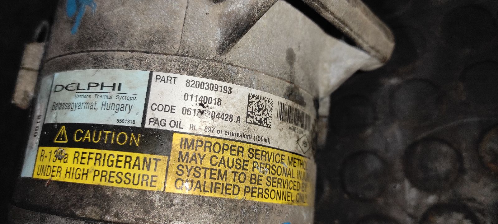 COMPRESOR AIRE ACONDICIONADO RENAULT SCENIC II - vista 3