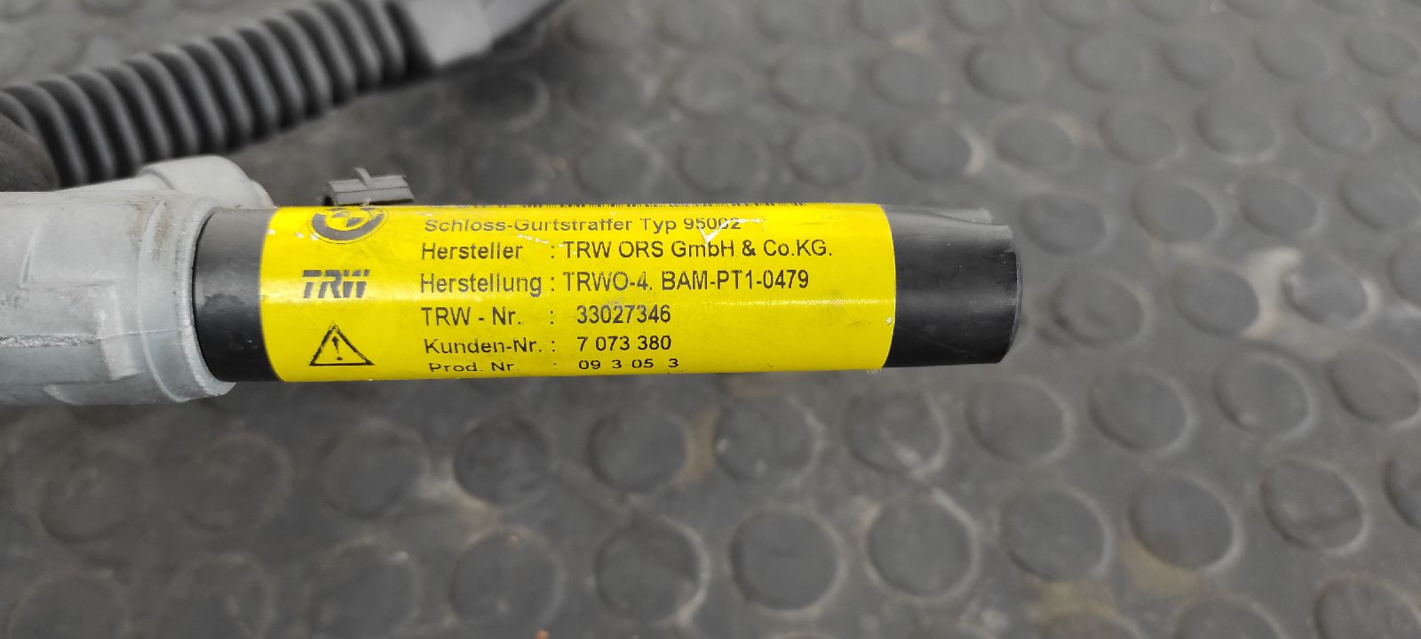 PRETENSOR AIRBAG DERECHO BMW X3 (E83) - vista 5