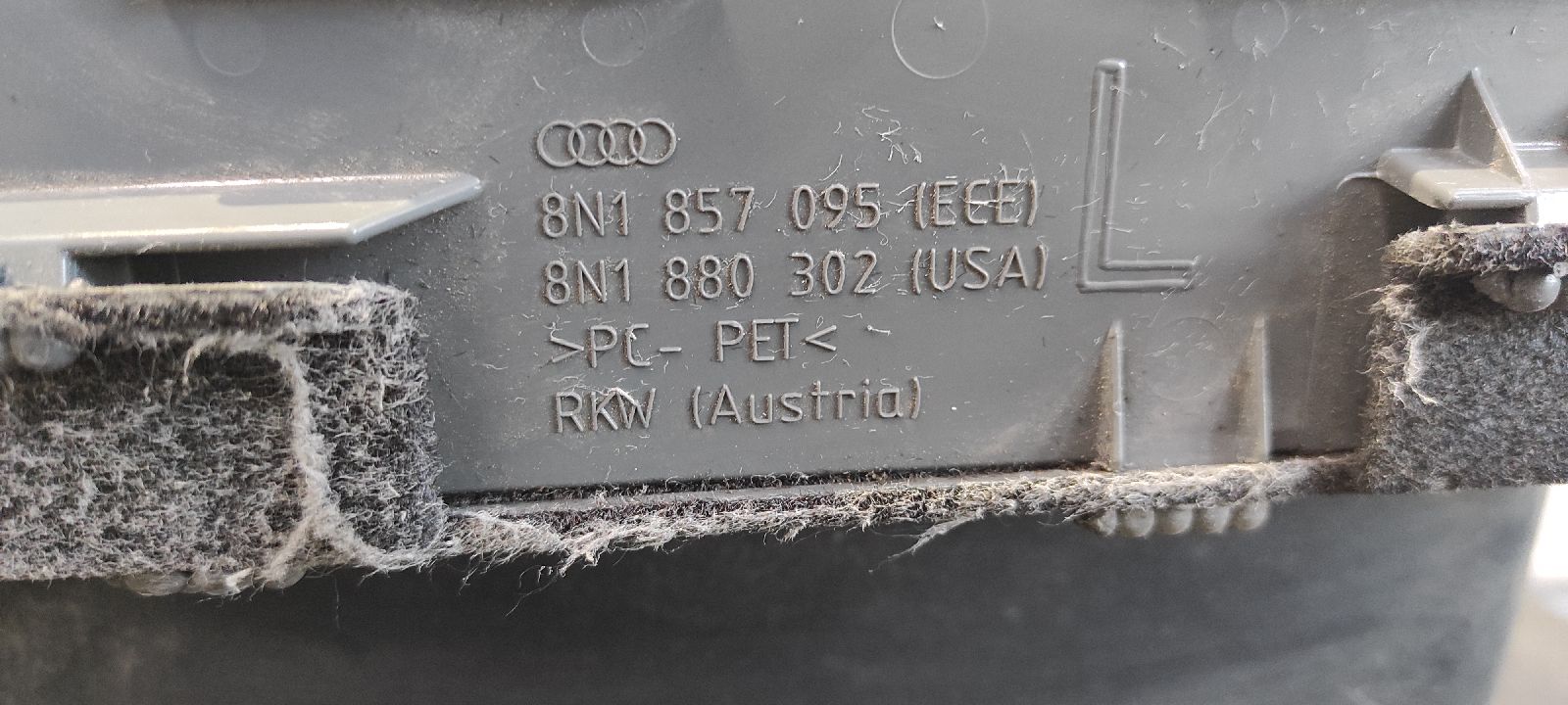 GUANTERA AUDI TT (8N3/8N9) - vista 2